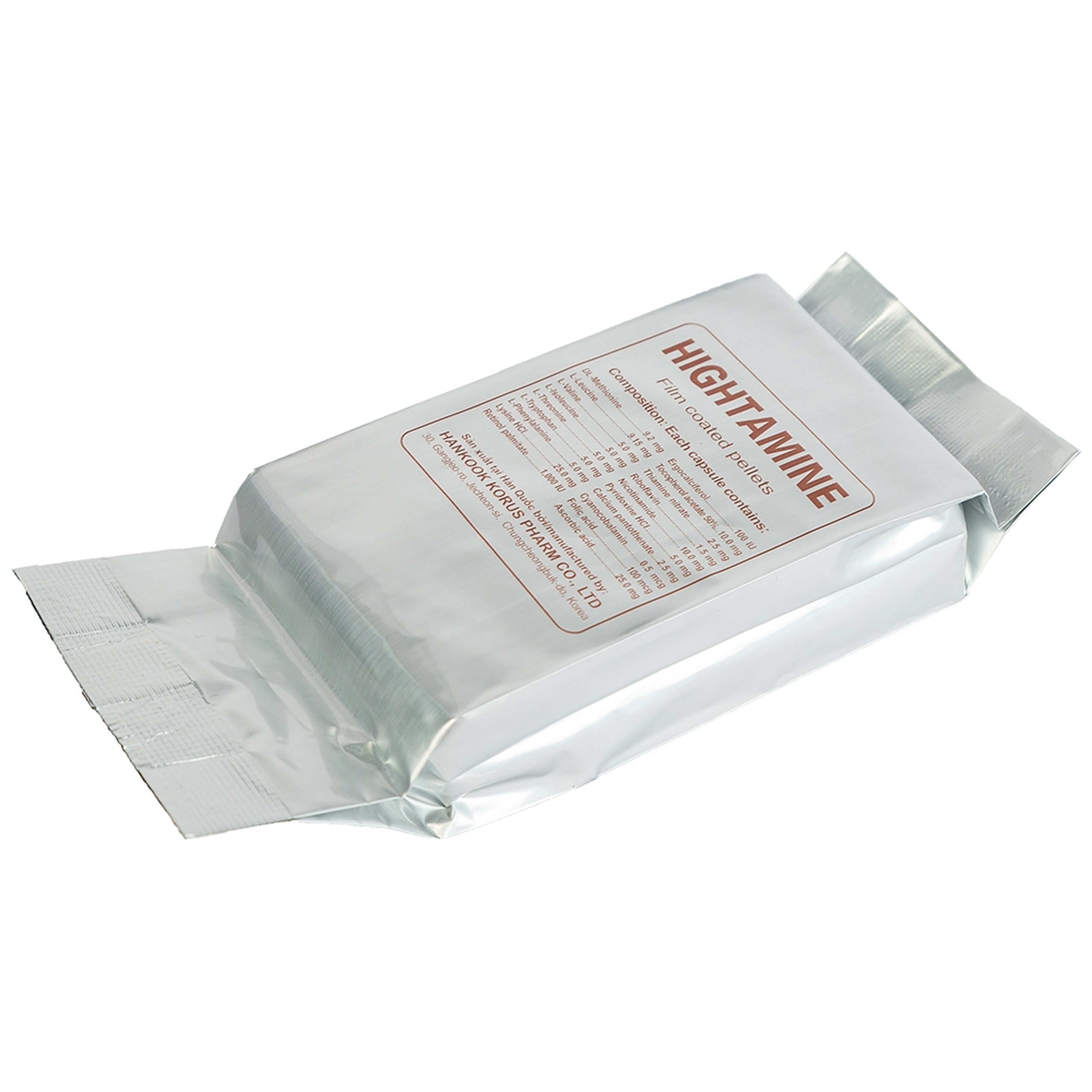 Thuốc Hightamine Hankook bổ sung dinh dưỡng, duy trì thể lực (10 vỉ x 10 viên)