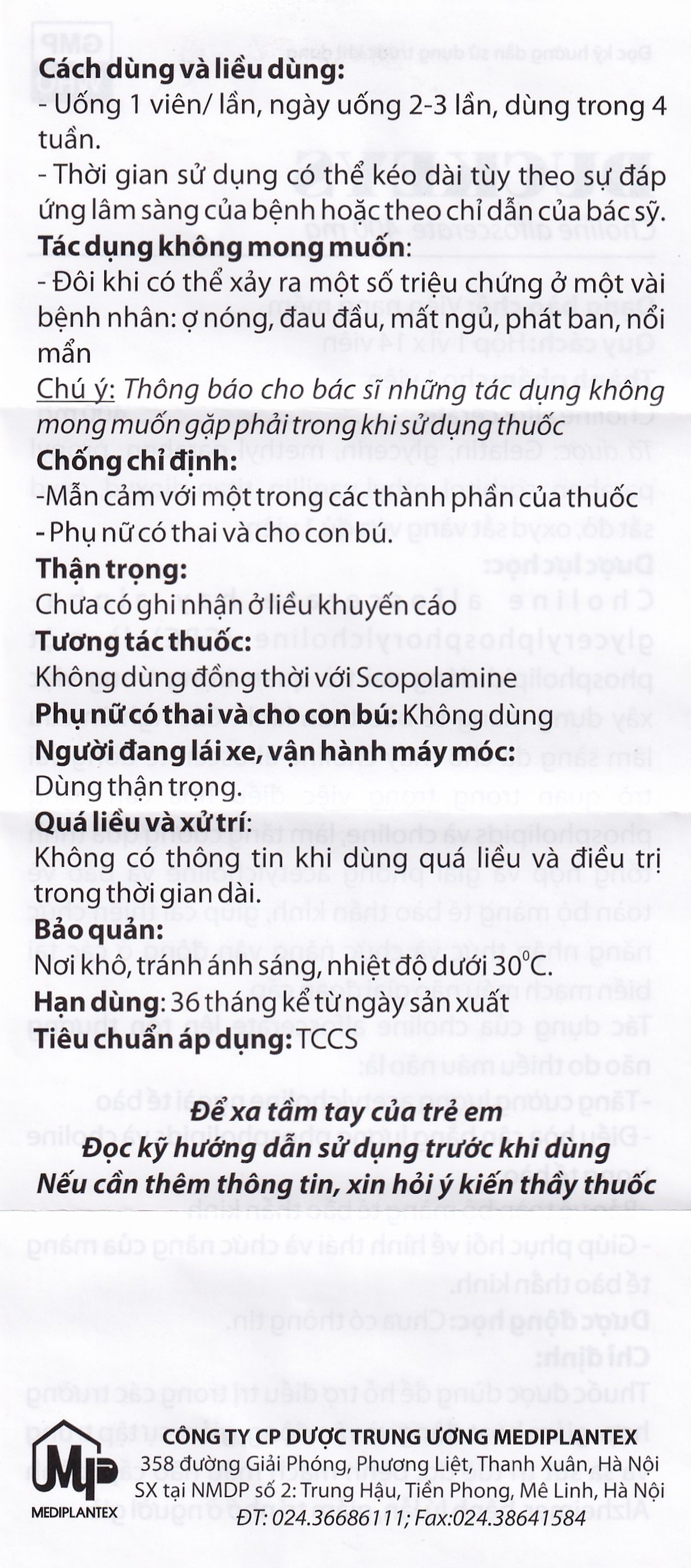 Thuốc Duckeys Mediplantex hỗ trợ điều trị triệu chứng bệnh azheimer (1 vỉ x 14 viên)