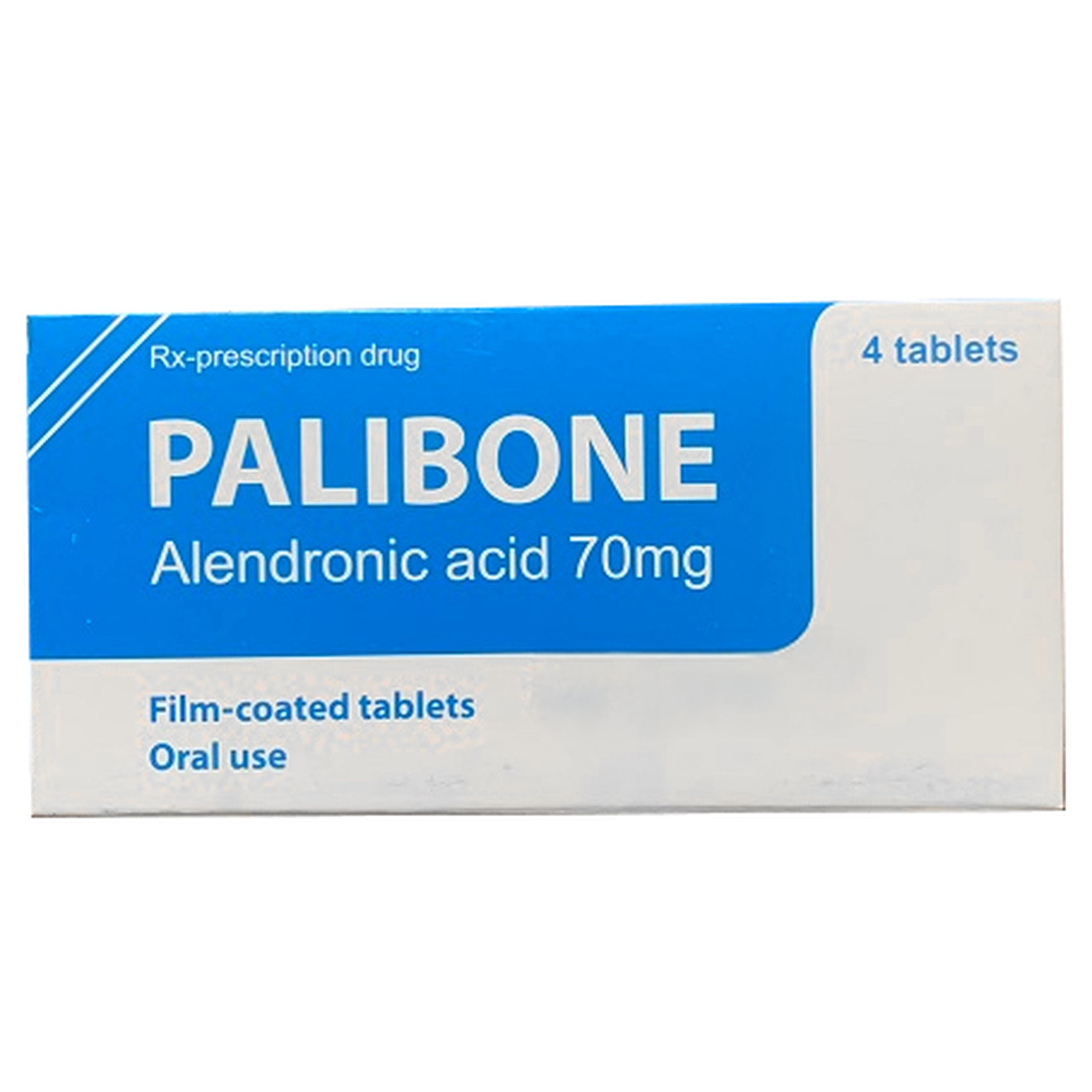 Thuốc Palibone 70mg Atlantic điều trị loãng xương ở nam giới và phụ nữ sau mãn kinh (1 vỉ x 4 viên)
