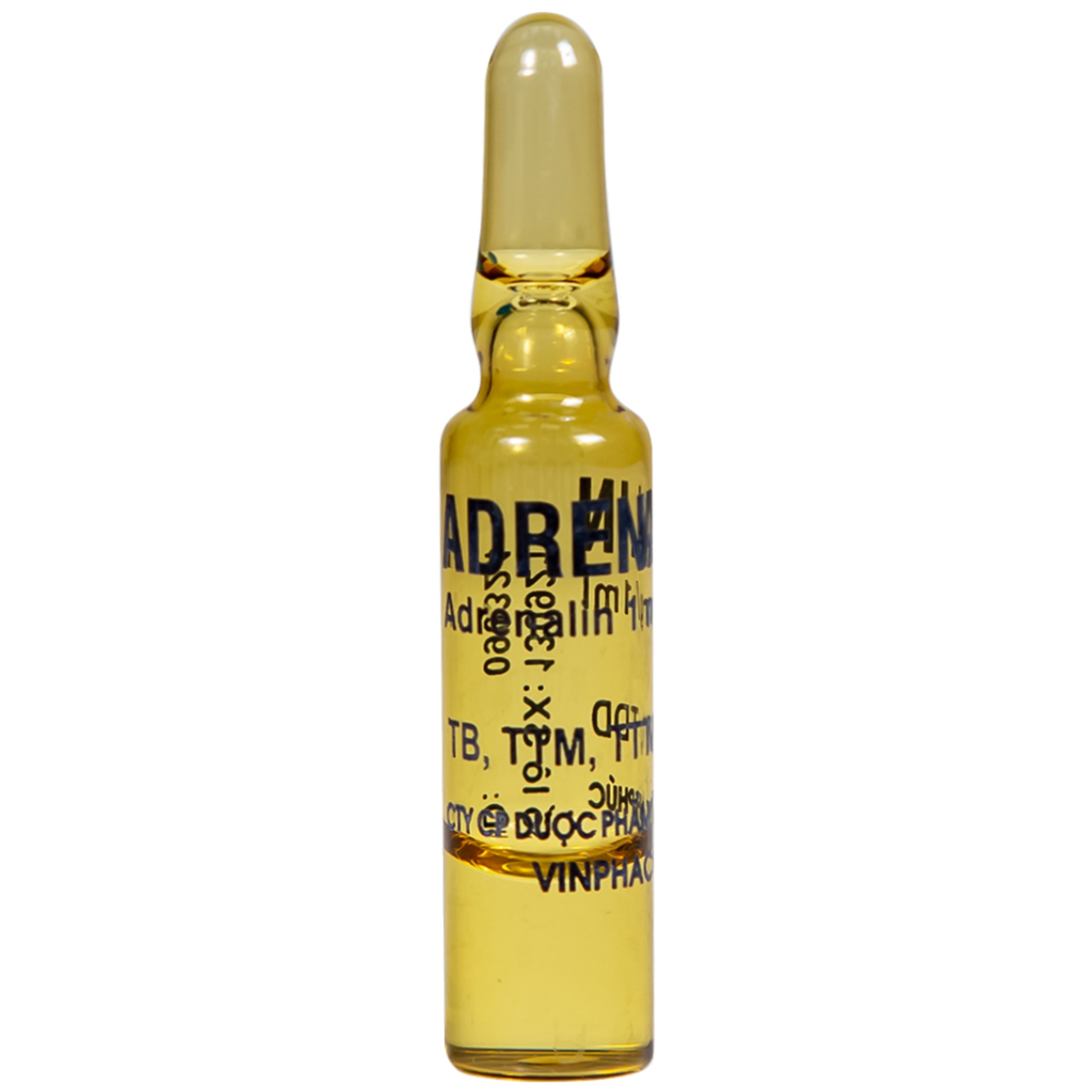 Dung dịch tiêm Adrenalin 1mg/1ml hồi sức tim phổi, cấp cứu choáng phản vệ (5 vỉ x 10 ống)