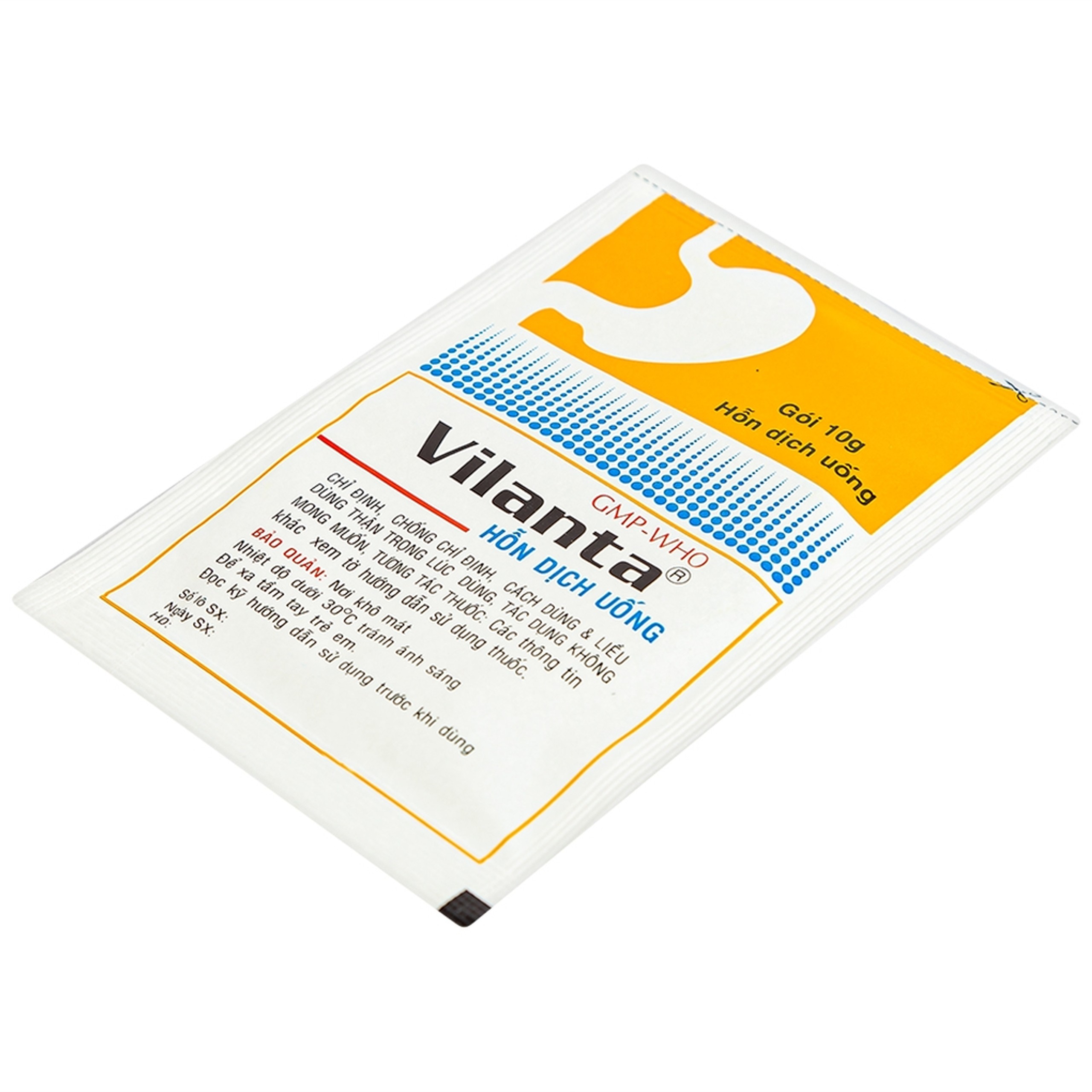 Thuốc Vilanta Pharimexco dịu triệu chứng ợ nóng, ợ chua (20 gói x 10g)