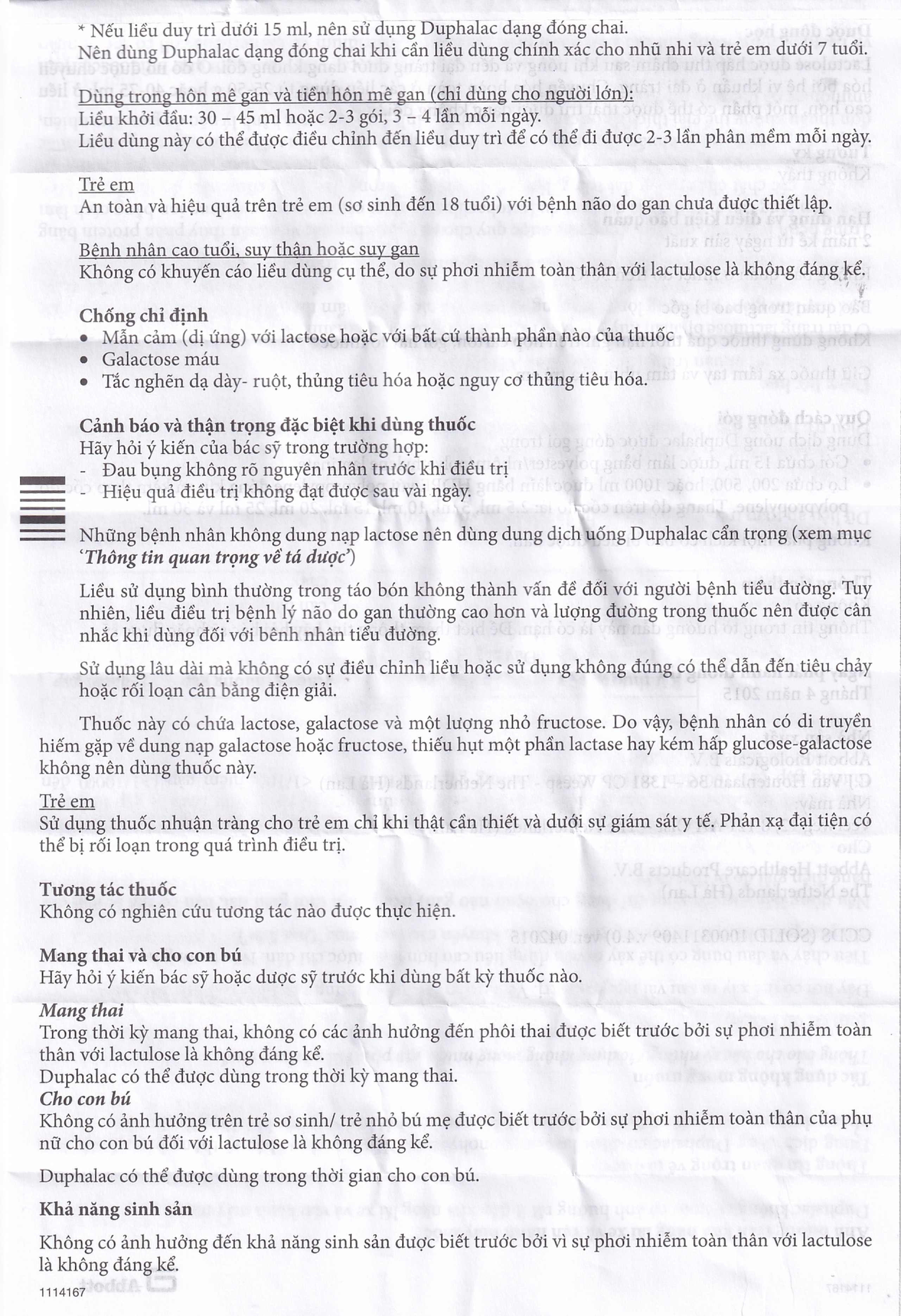 Siro Duphalac Abbott điều trị táo bón (200ml)