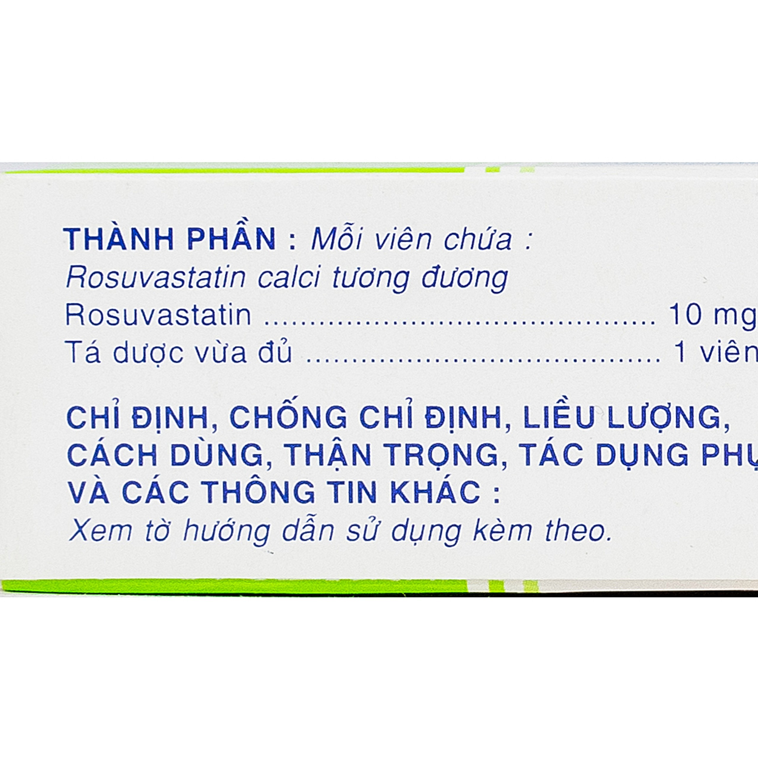Thuốc Rosuvastatin Savi 10 điều trị tăng cholesterol máu nguyên phát (3 vỉ x 10 viên)