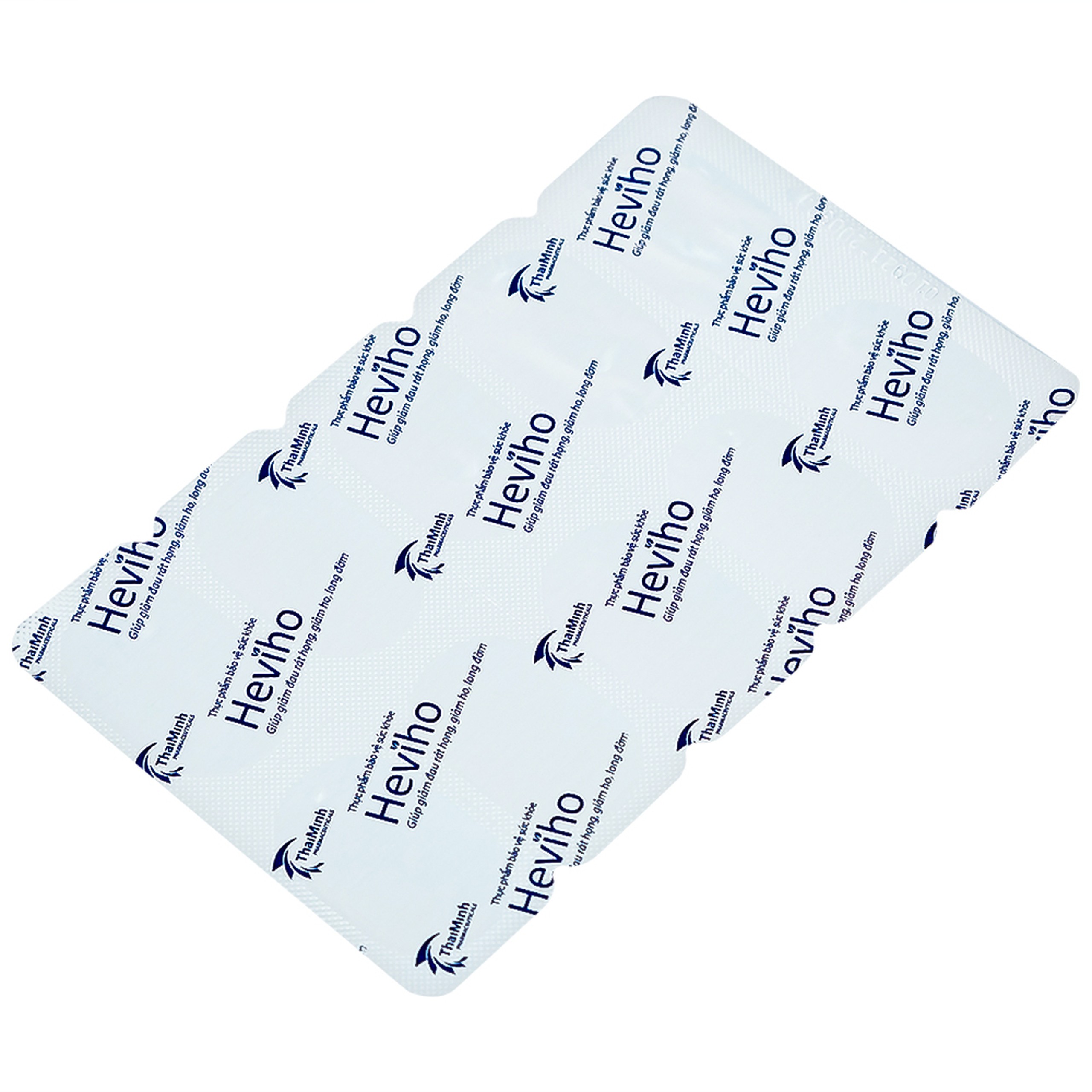 Viên uống Heviho Thái Minh giảm đau rát họng, giảm ho, long đờm (2 vỉ x 10 viên)