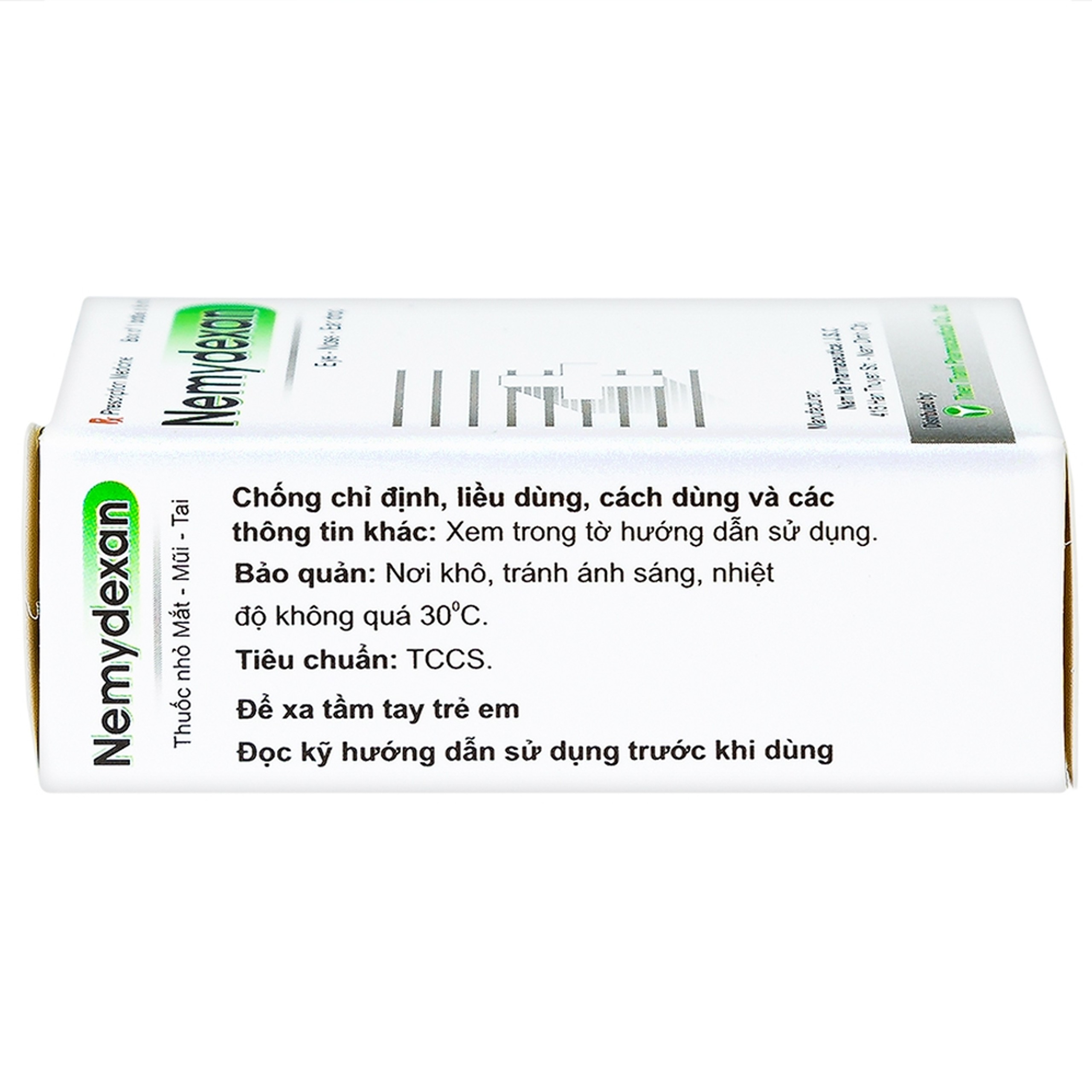 Thuốc nhỏ mắt mũi tai Nemydexan Nam Hà điều trị viêm kết mạc, viêm mũi, viêm tai ngoài (8ml)