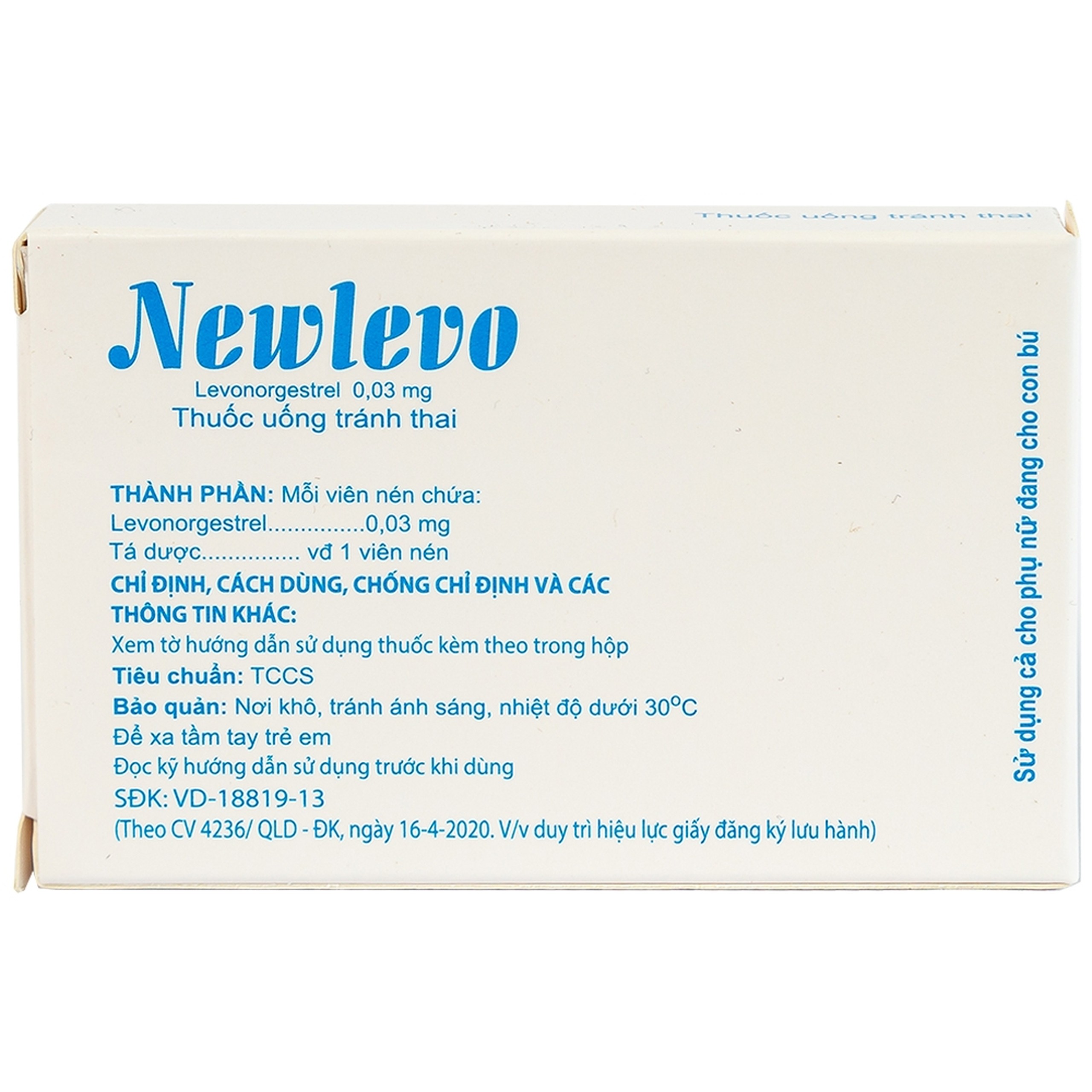 Thuốc tránh thai hằng ngày Newlevo Babiophar (1 vỉ x 28 viên)