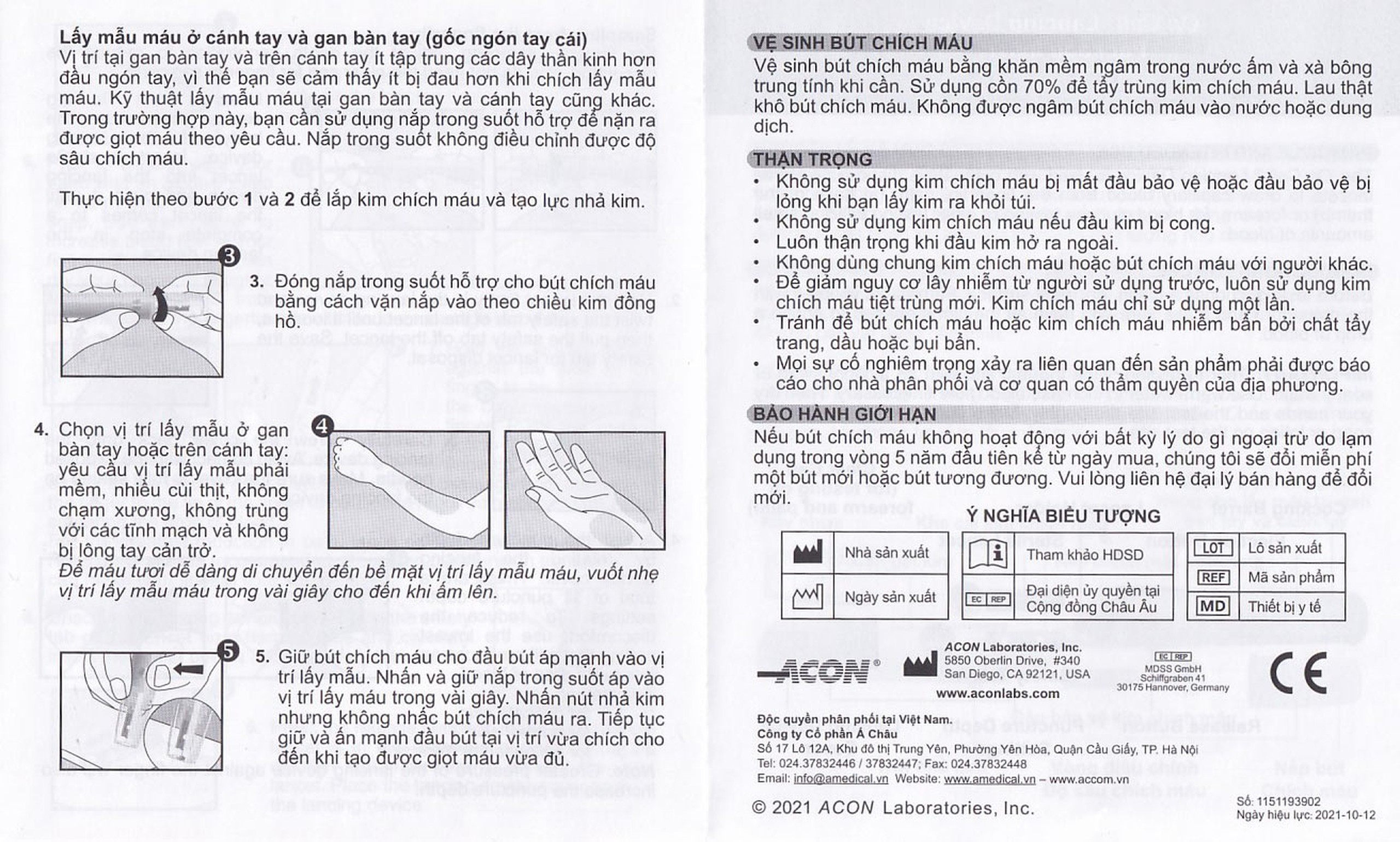 Máy đo đường huyết On Call Plus Acon hỗ trợ theo dõi, kiểm soát lượng đường trong máu