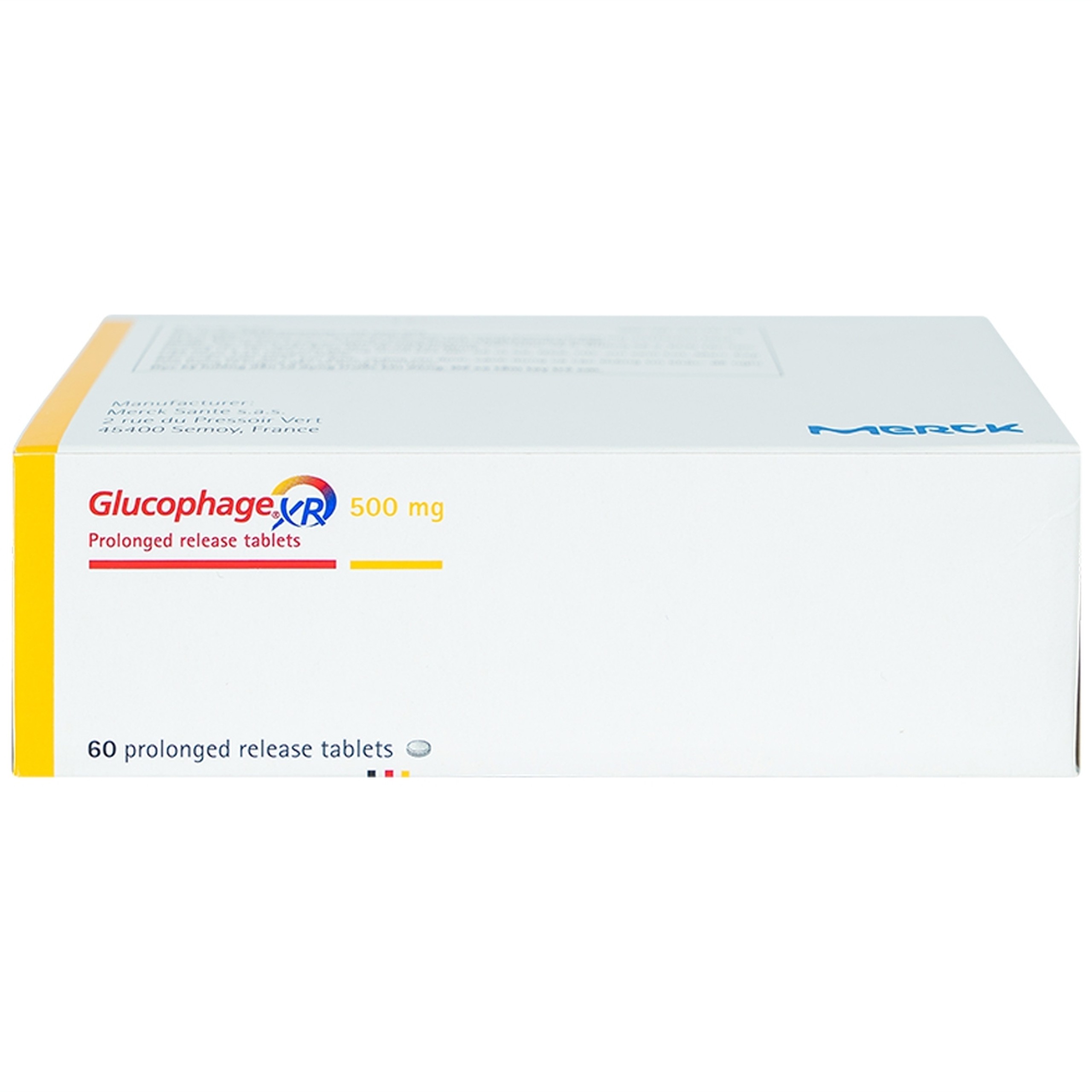 Thuốc Glucophage XR 500mg Merck điều trị tiểu đường típ 2 (4 vỉ x 15 viên)