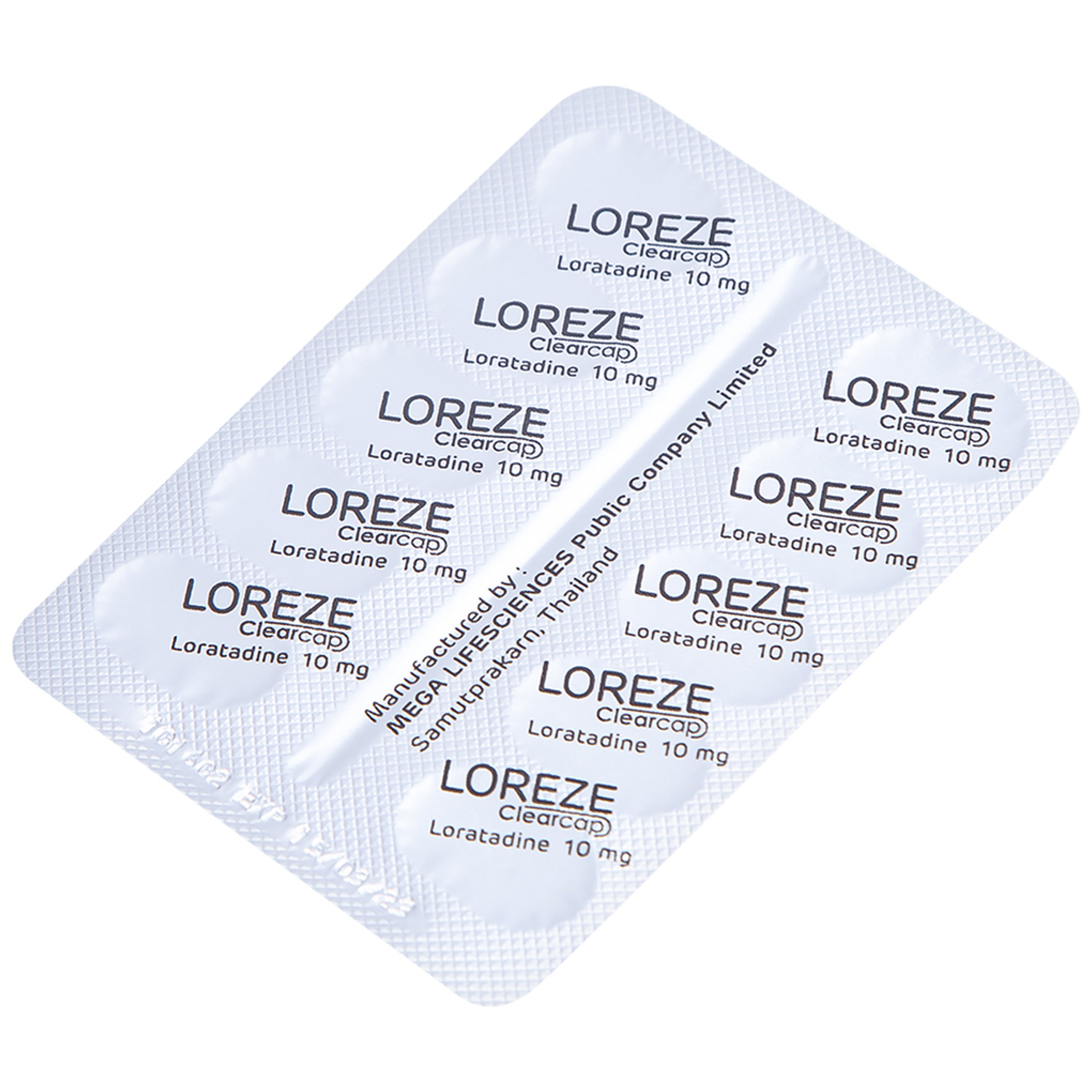Viên nang mềm Loreze 10mg MEGA We care điều trị viêm mũi dị ứng, mày đay (5 vỉ x 10 viên)