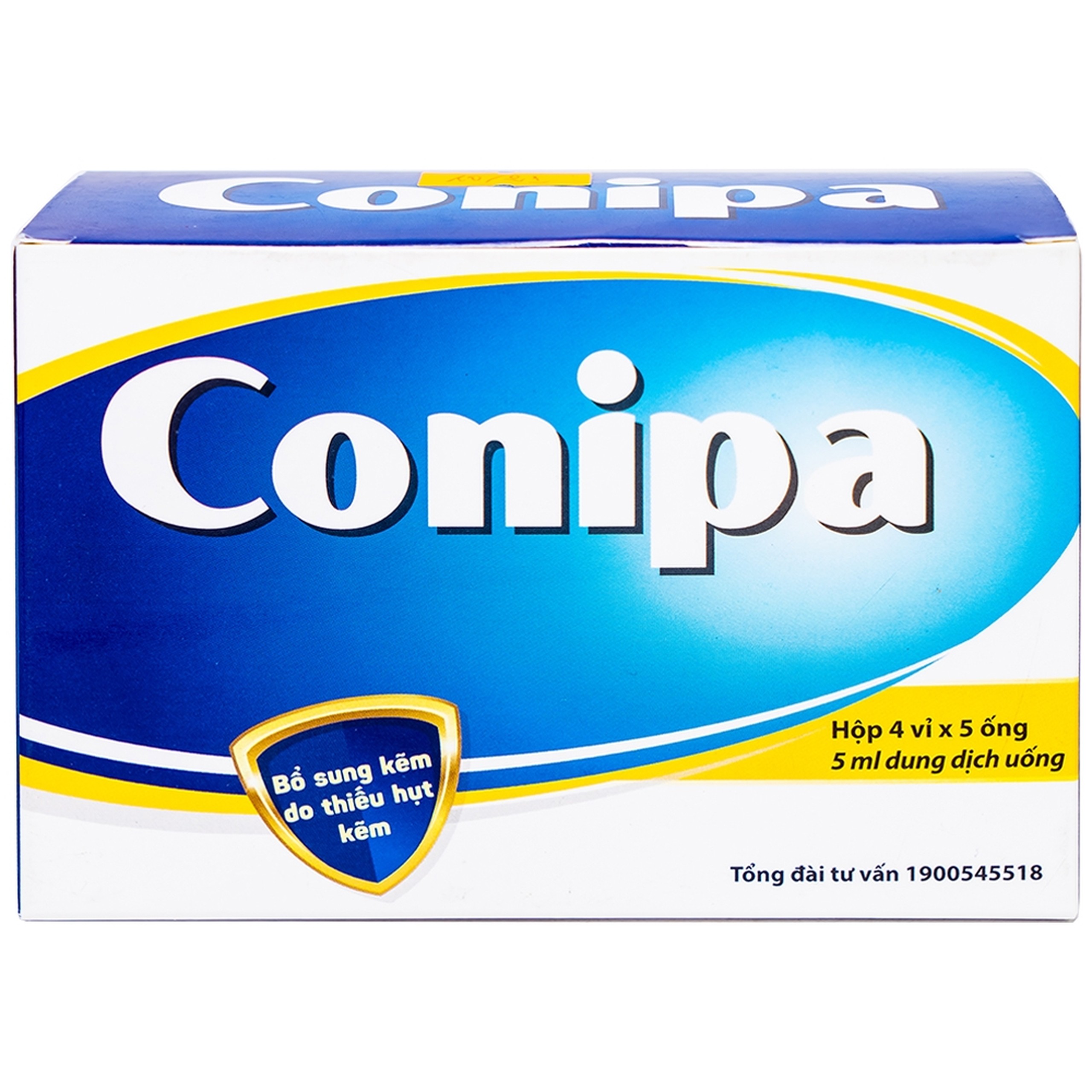 Dung dịch bổ sung kẽm Conipa CPC1 Hà Nội (4 vỉ x 5 ống)