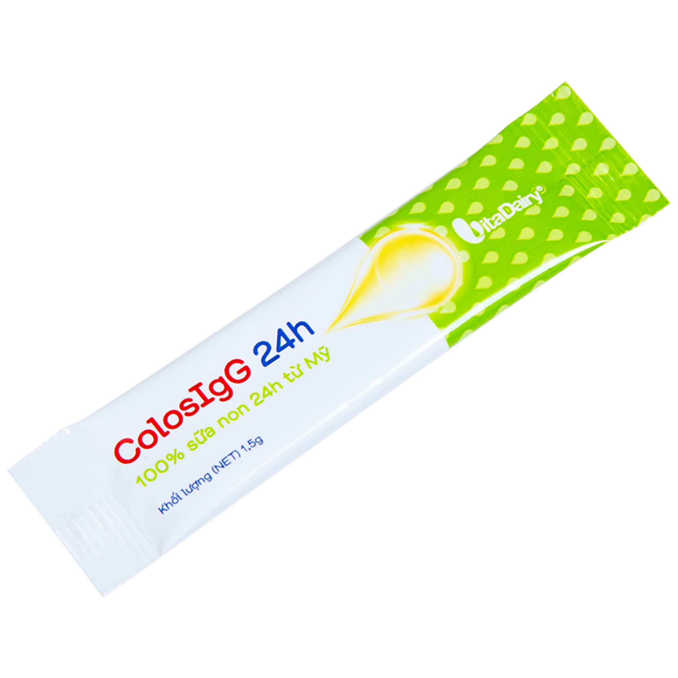 Sữa ColosIgG 24h Vitadairy hỗ trợ tăng cường miễn dịch và tiêu hóa (60 gói x 1.5g)
