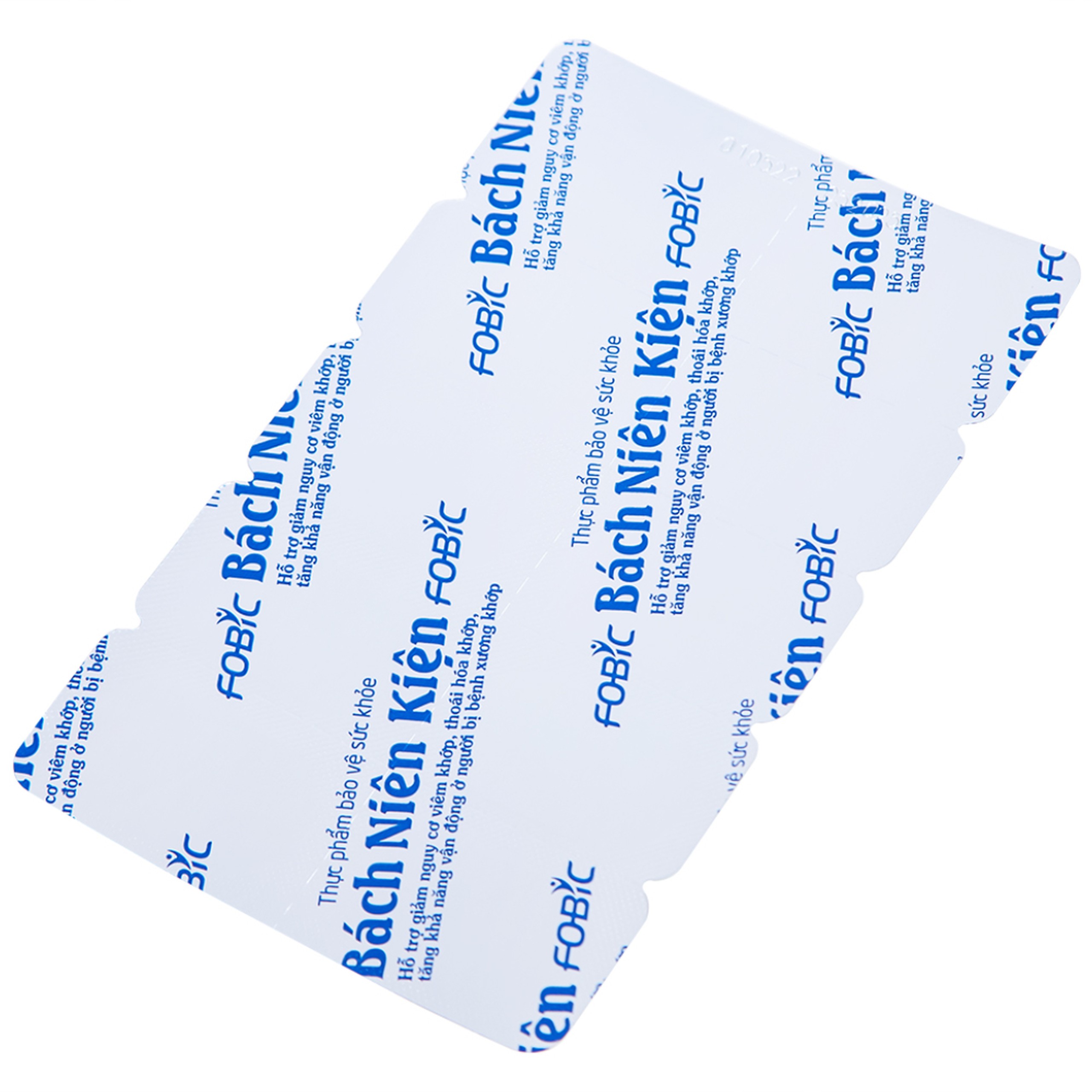 Viên hỗ trợ giảm nguy cơ viêm khớp Bách Niên Kiện Fobic (2 vỉ x 10 viên)