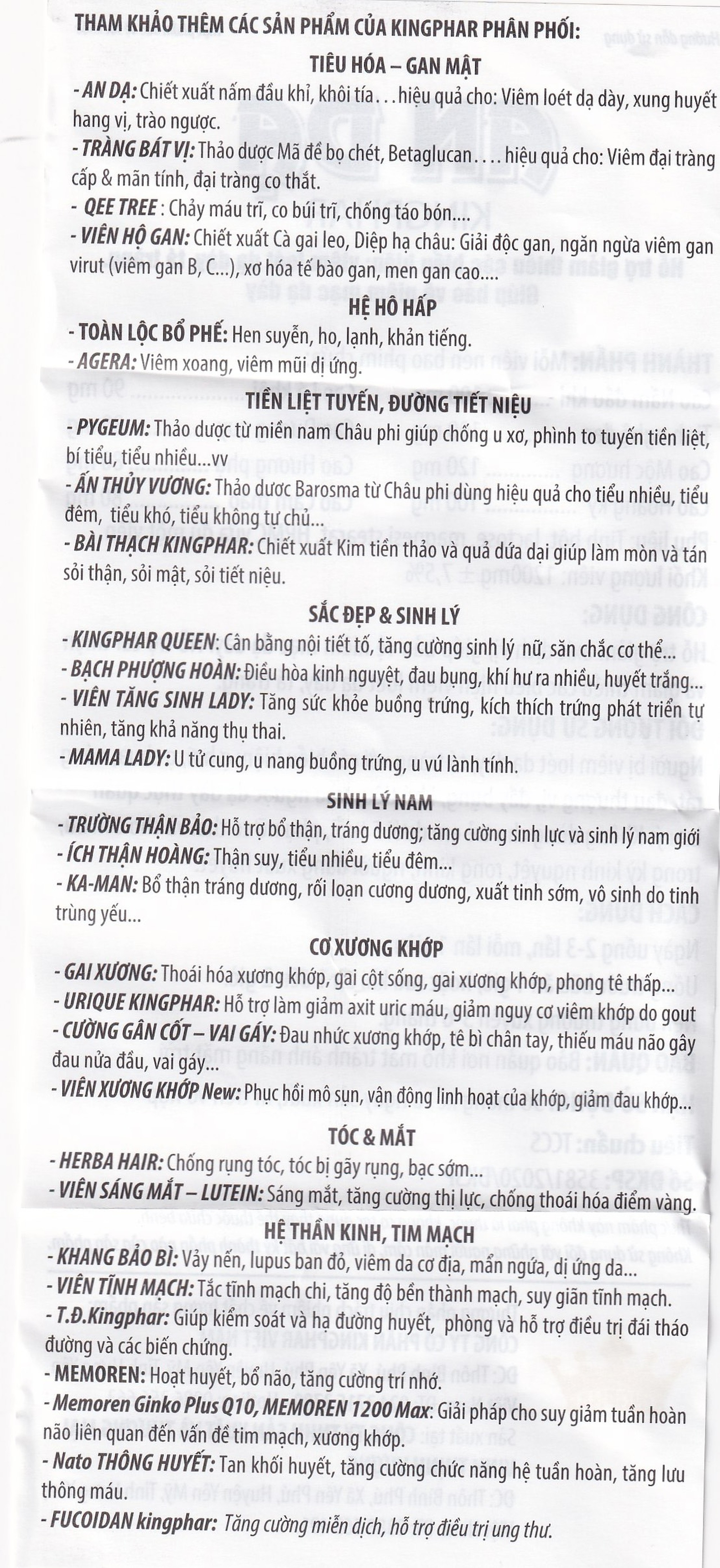 Viên uống An Dạ Kingphar hỗ trợ giảm chứng đau rát vùng thượng vị, xung huyết hang vị (60 viên)