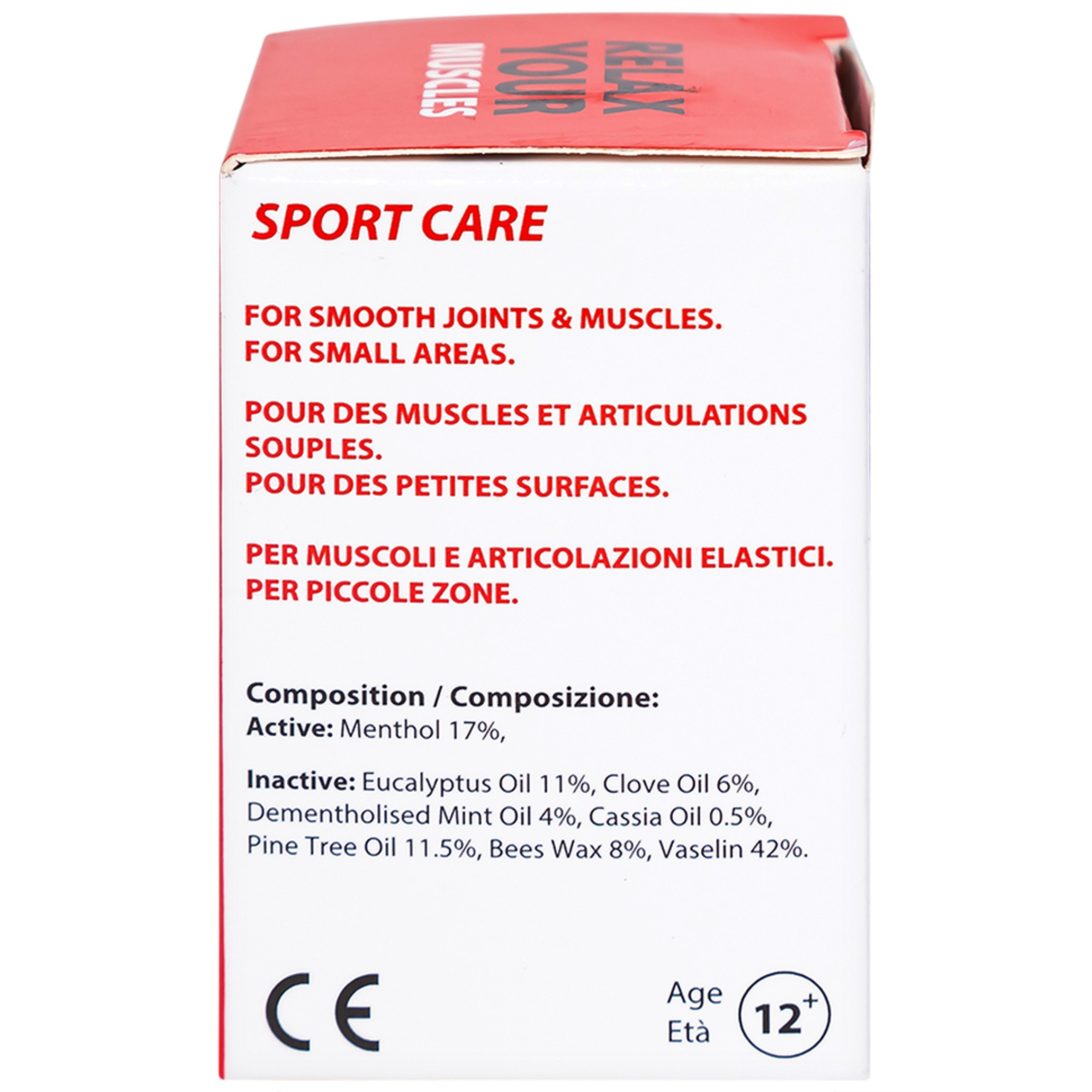 Cao xoa giảm đau Starbalm đỏ 25g hỗ trợ làm nóng, giảm mỏi cơ, chấn thương