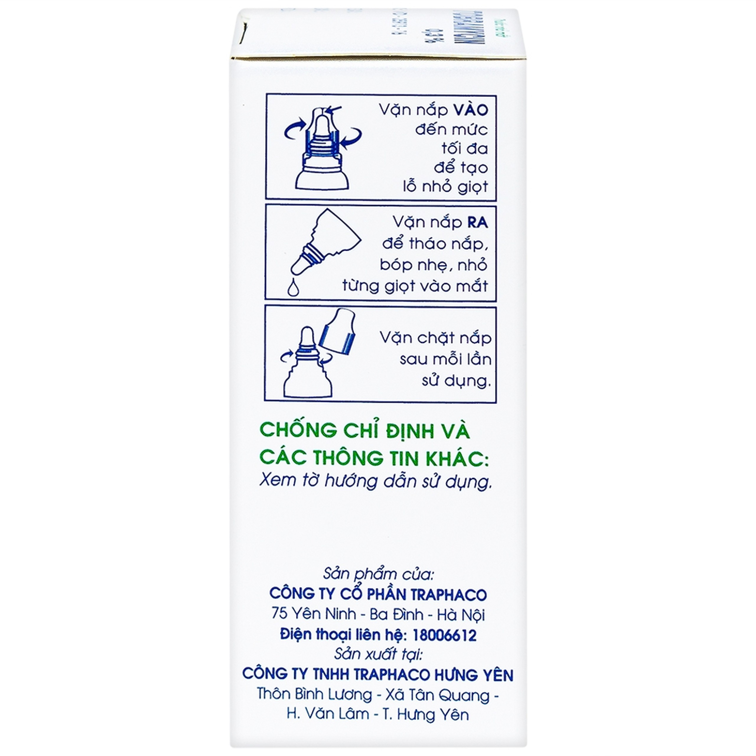 Thuốc nhỏ mắt Tobramycin 0,3% Traphaco điều trị nhiễm khuẩn mắt (6ml)