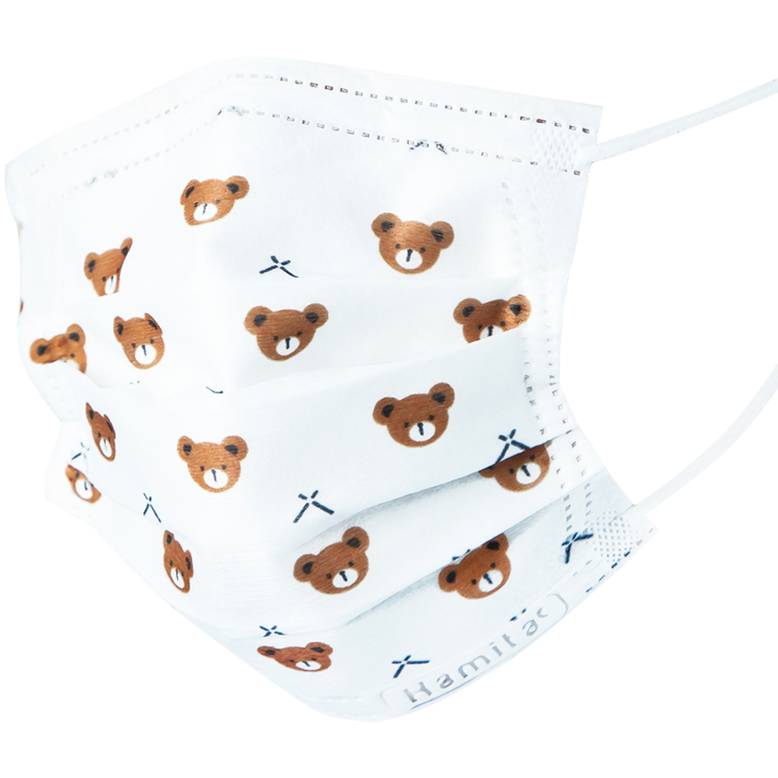 Khẩu trang trẻ em 3 lớp Hamita (50 cái) ngăn khói bụi, vi khuẩn và giọt bắn