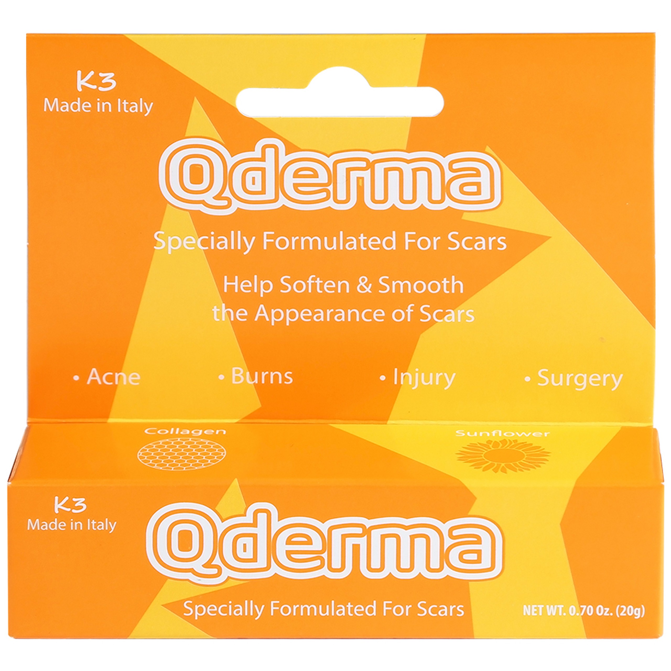 Gel phục hồi da Qderma giúp cải thiện tình trạng sẹo (20g)