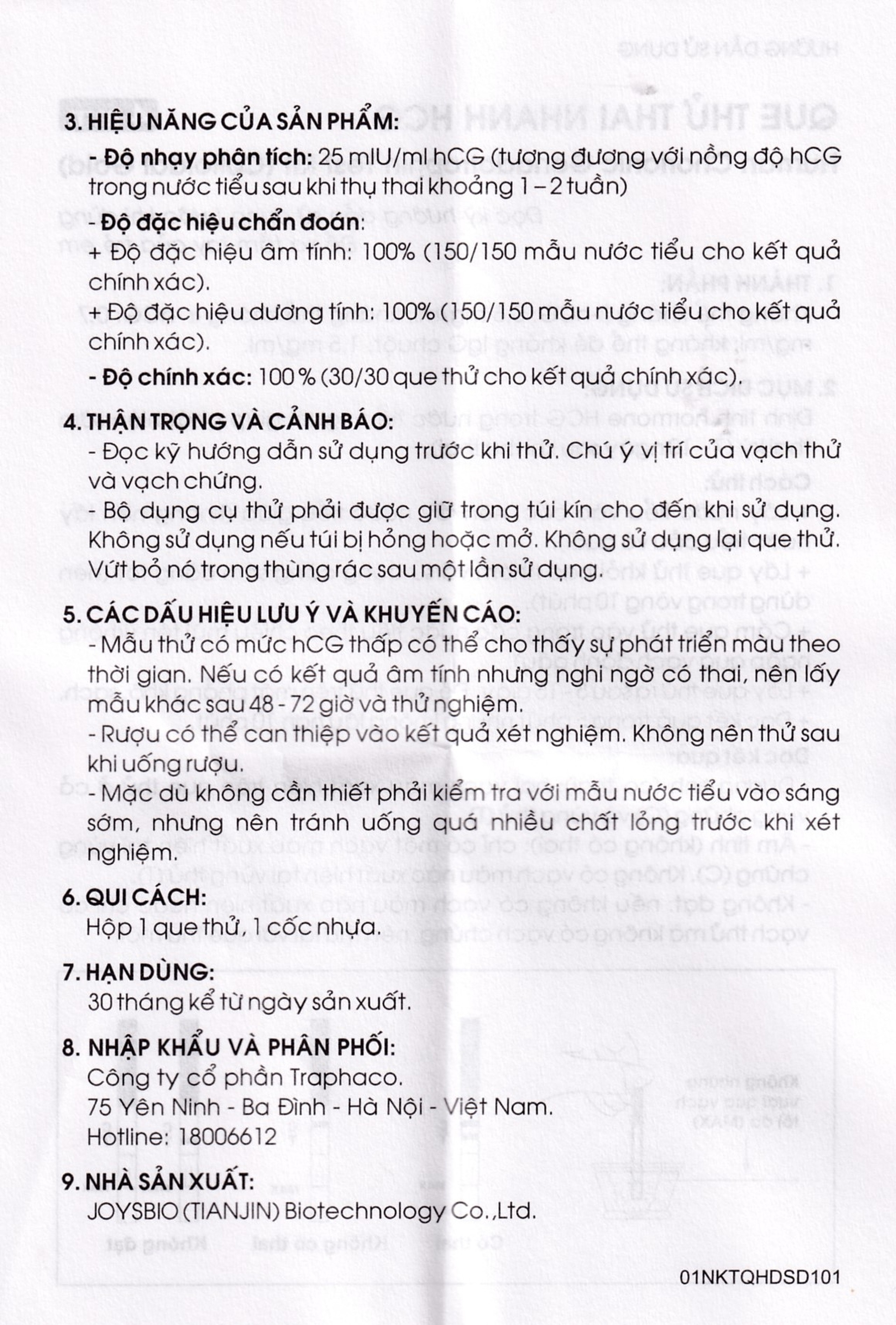 Que thử thai HCG Allisa Traphaco giúp phát hiện sớm thai kỳ sau 7-10 ngày thụ thai