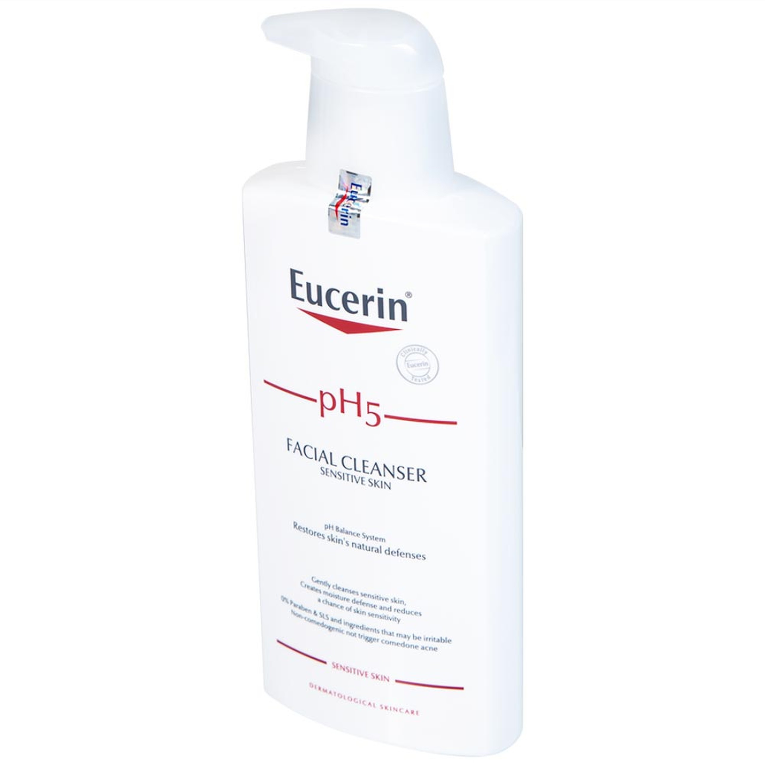 Sữa rửa mặt Eucerin pH5 Facial Cleanser Sensitive Skin làm sạch sâu cho da nhạy cảm (400ml)