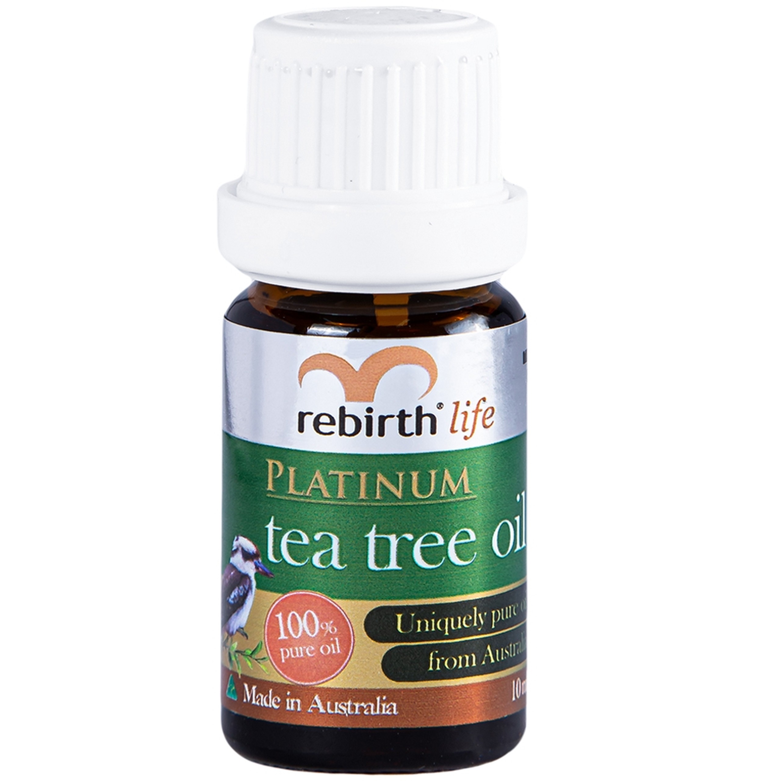 Tinh dầu tràm trà Rebirth Life Platinum Tea Tree Oil dưỡng da, giảm mụn (10ml)