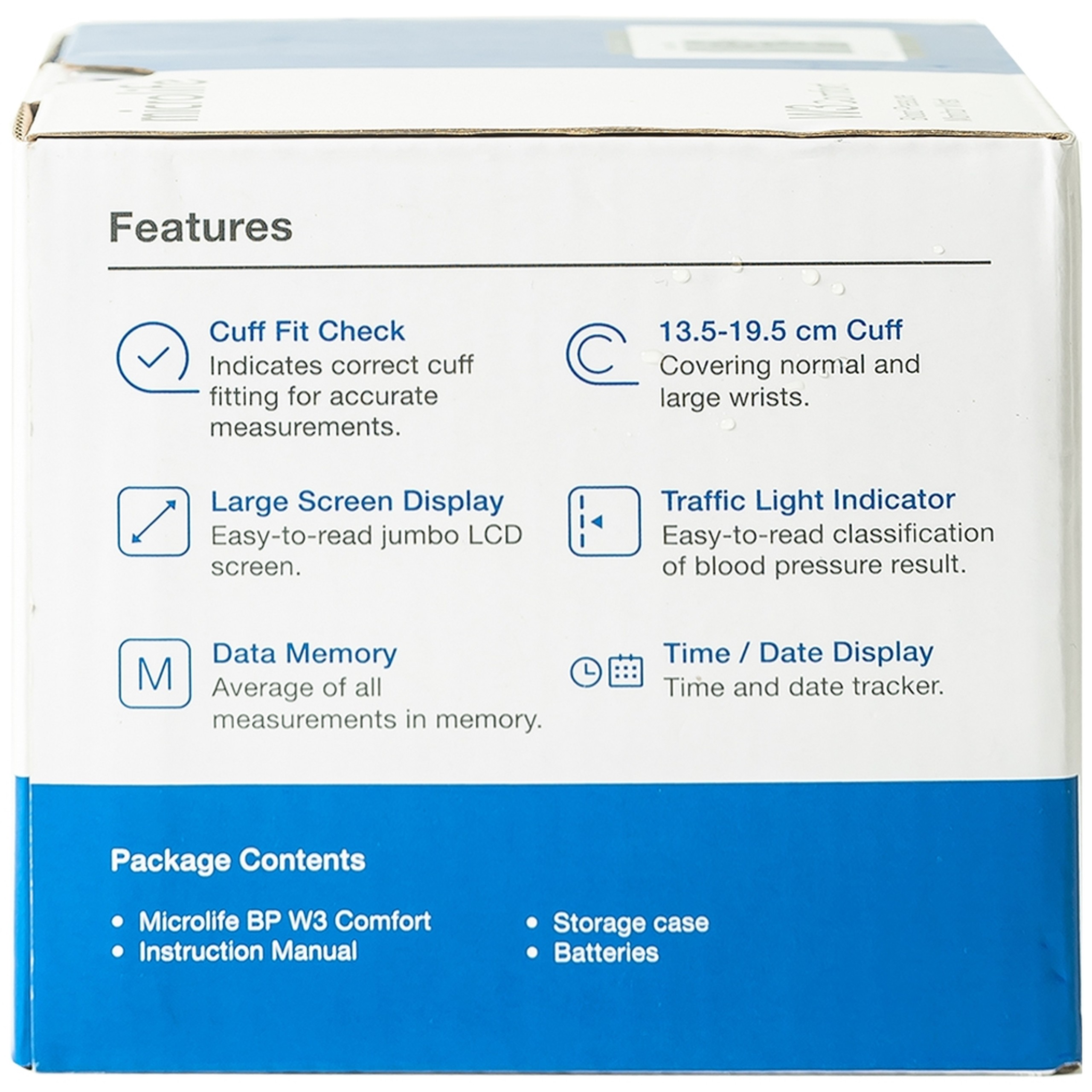 Máy đo huyết áp cổ tay Microlife W3 Comfort hỗ trợ đo huyết áp, nhịp tim