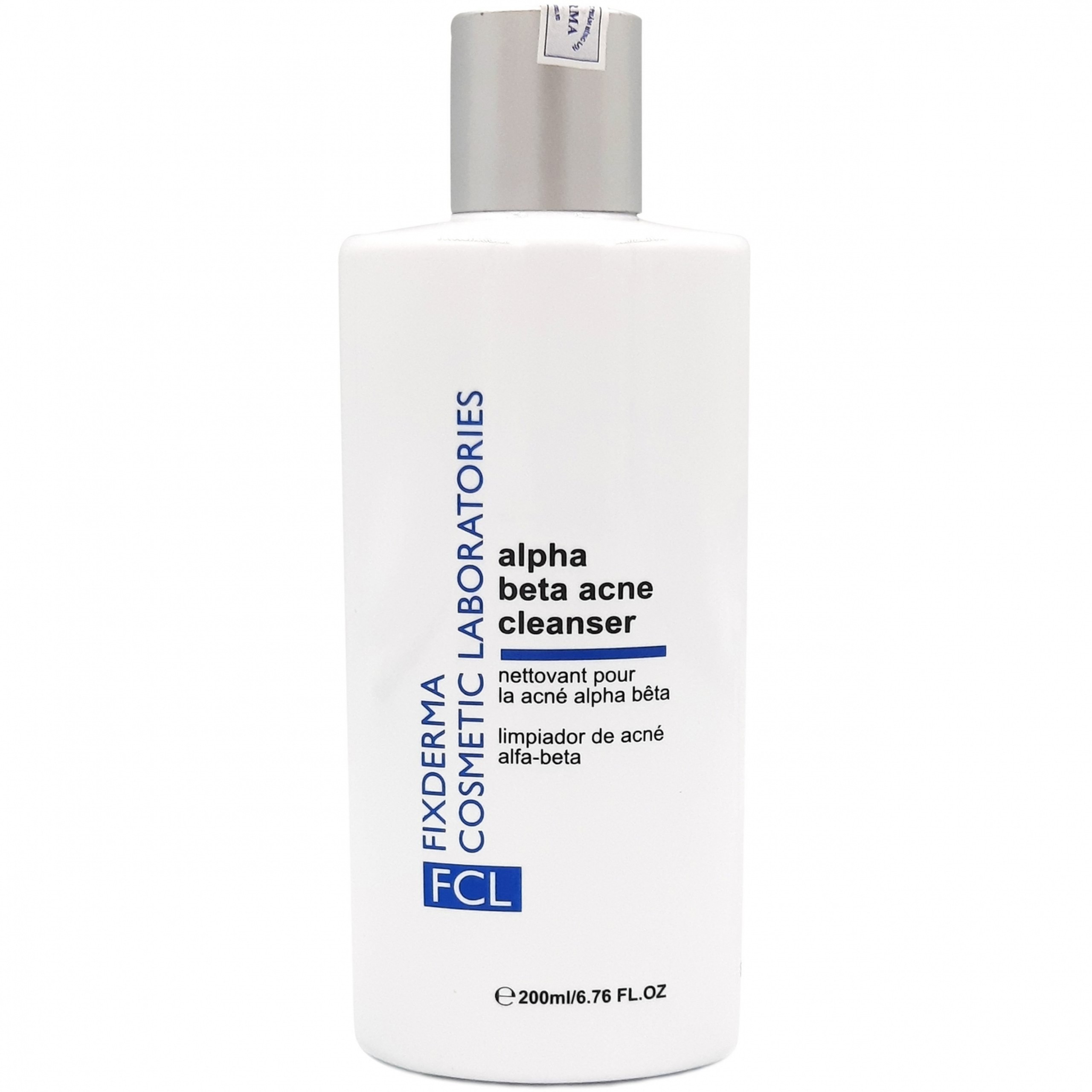 Sữa rửa mặt làm giảm mụn Fixderma FCL Alpha-Beta Acne Cleanser (200ml)