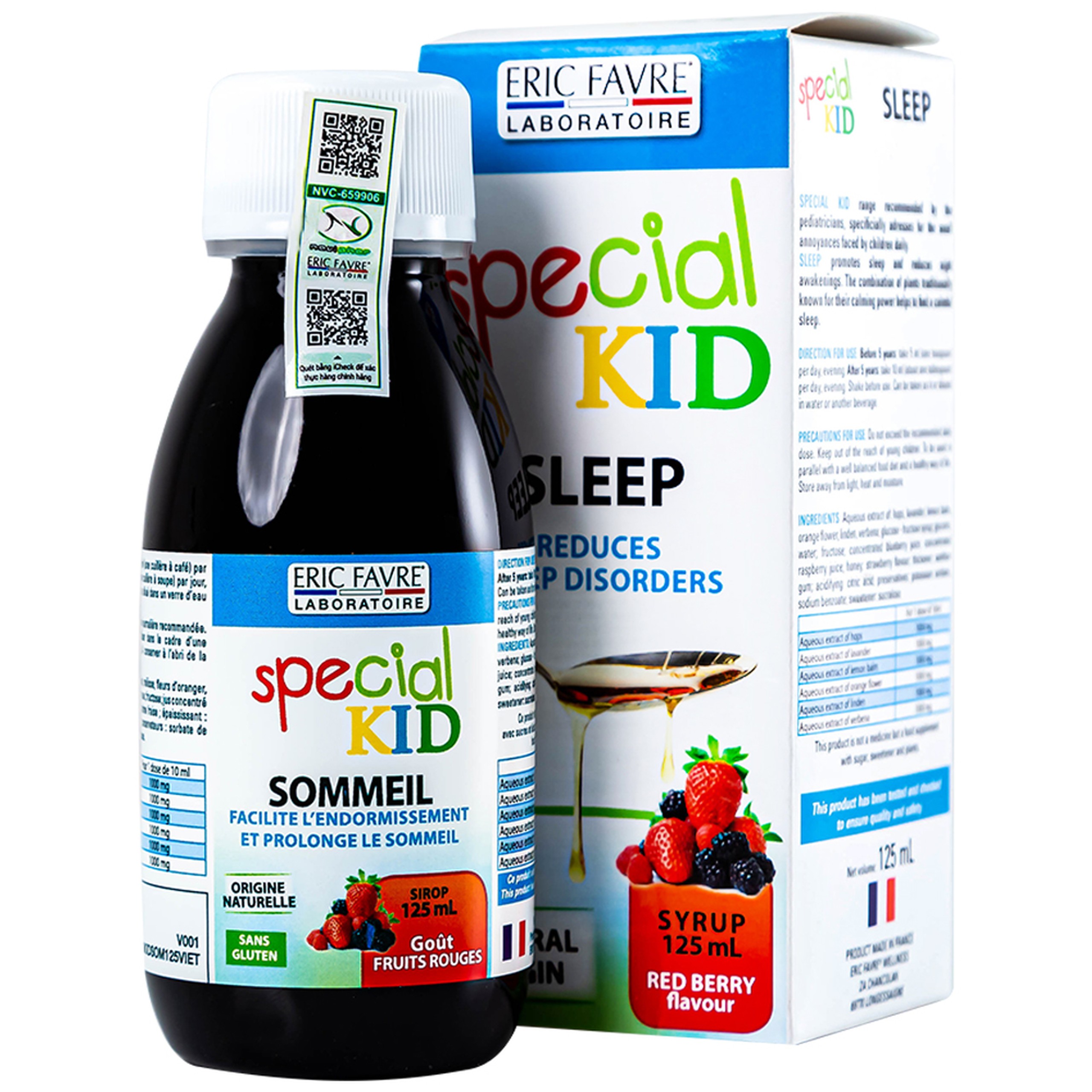 Siro Special Kid Sommeil hỗ trợ an thần kinh, giúp trẻ ngủ ngon giấc (125ml)