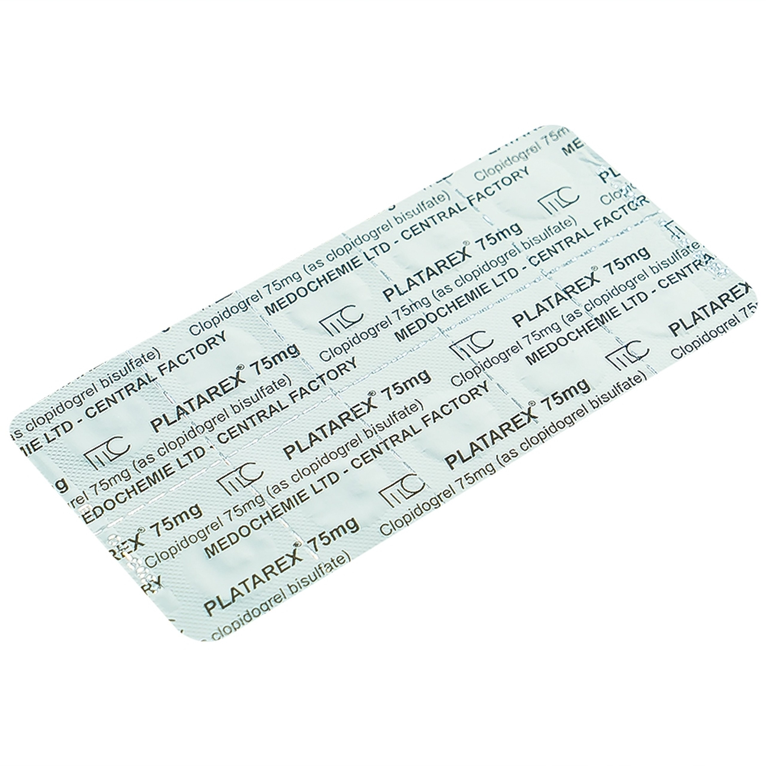 Viên nén Platarex 75mg Medochemie phòng ngừa các biến cố huyết khối động mạch (3 vỉ x 10 viên)