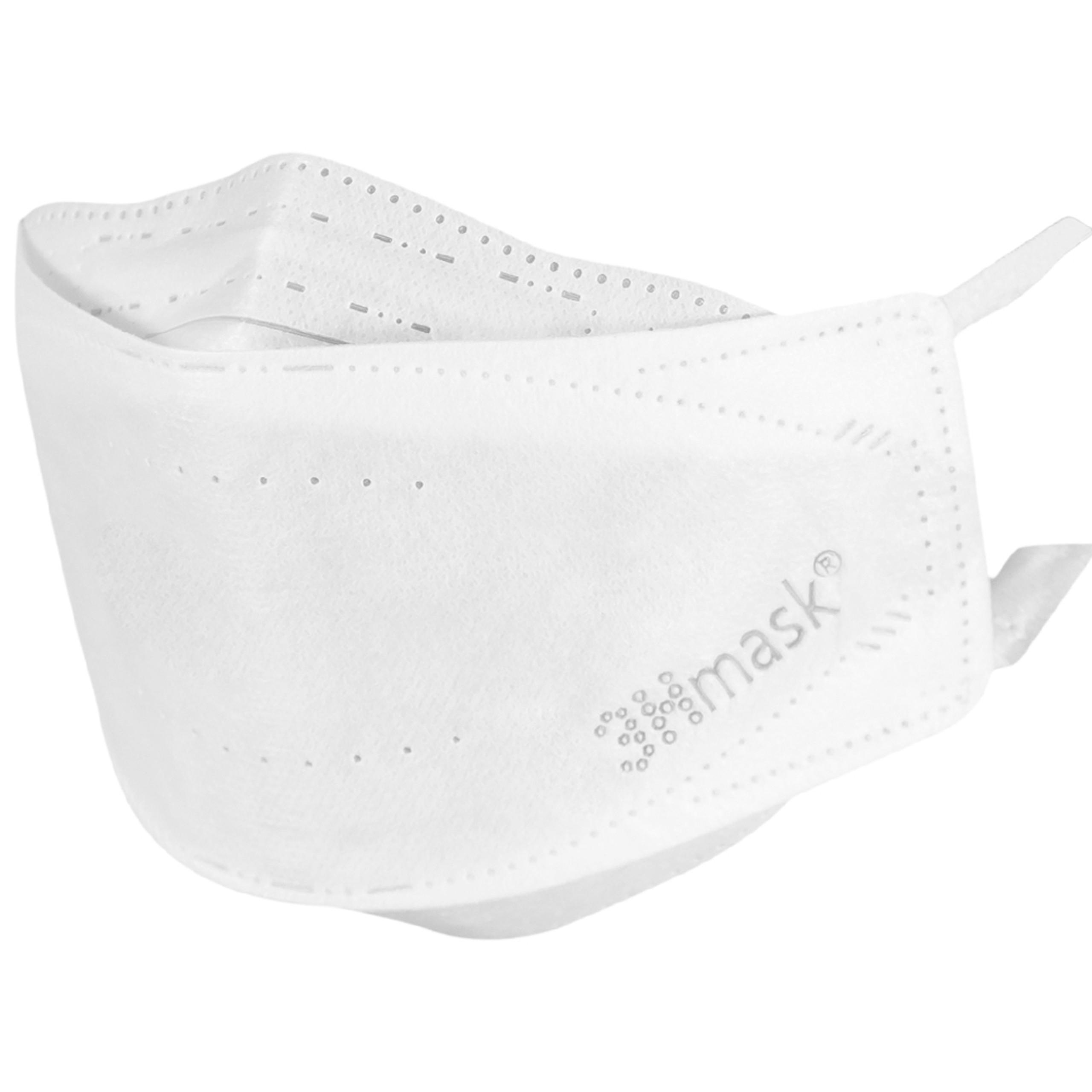 Khẩu trang 4 lớp Vĩnh Tiến 4D 3Hmask màu trắng (20 cái) ngăn khói bụi, vi khuẩn