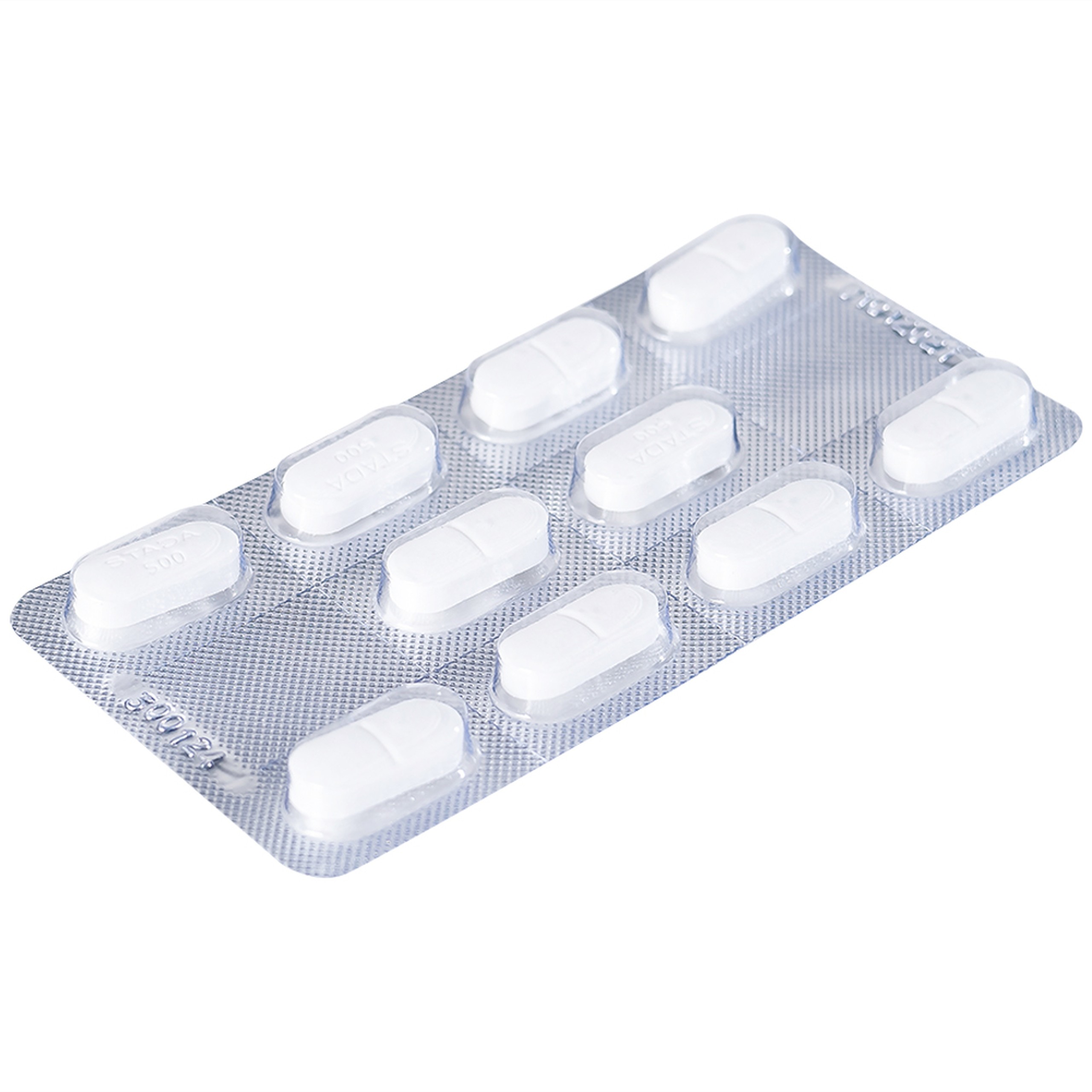 Viên nén Paracetamol Stada 500mg điều trị các cơn đau đầu, đau thần kinh, đau răng (10 vỉ x 10 viên)