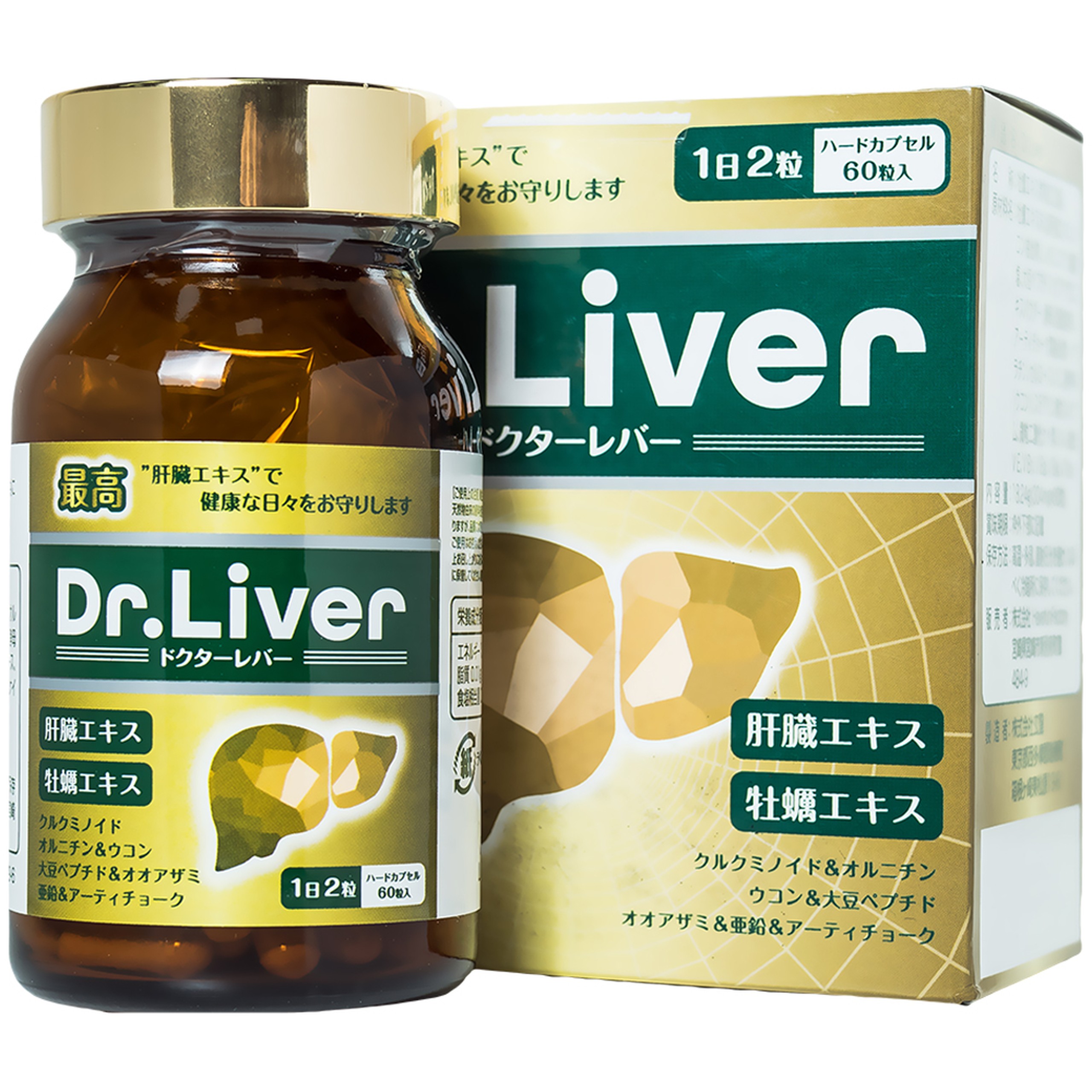 Viên uống Dr. Liver Jpanwell bổ gan, tăng cường giải độc gan (60 viên) 