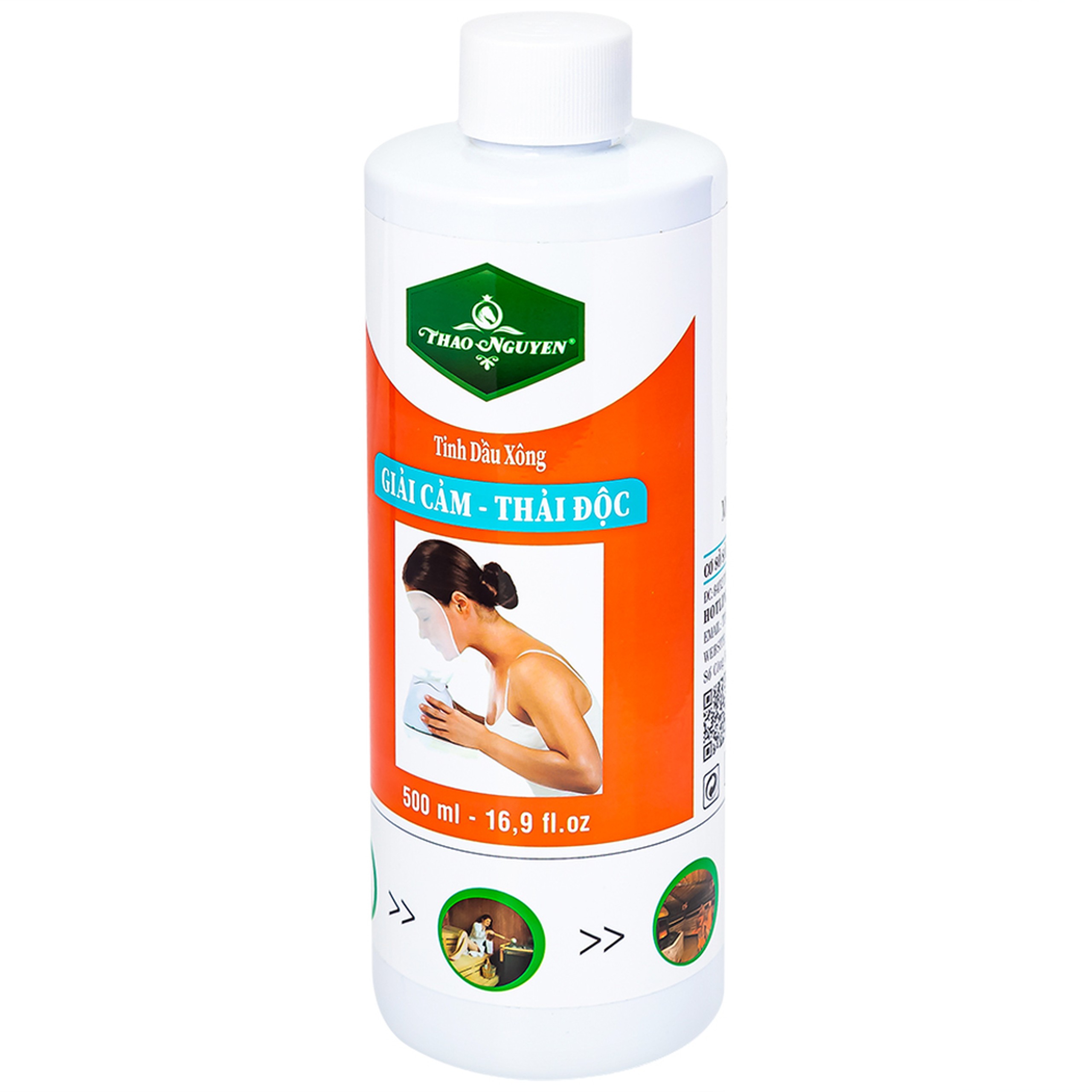 Tinh dầu xông Thảo Nguyên giải cảm, thải độc ngừa bệnh lây qua đường hô hấp (500ml)