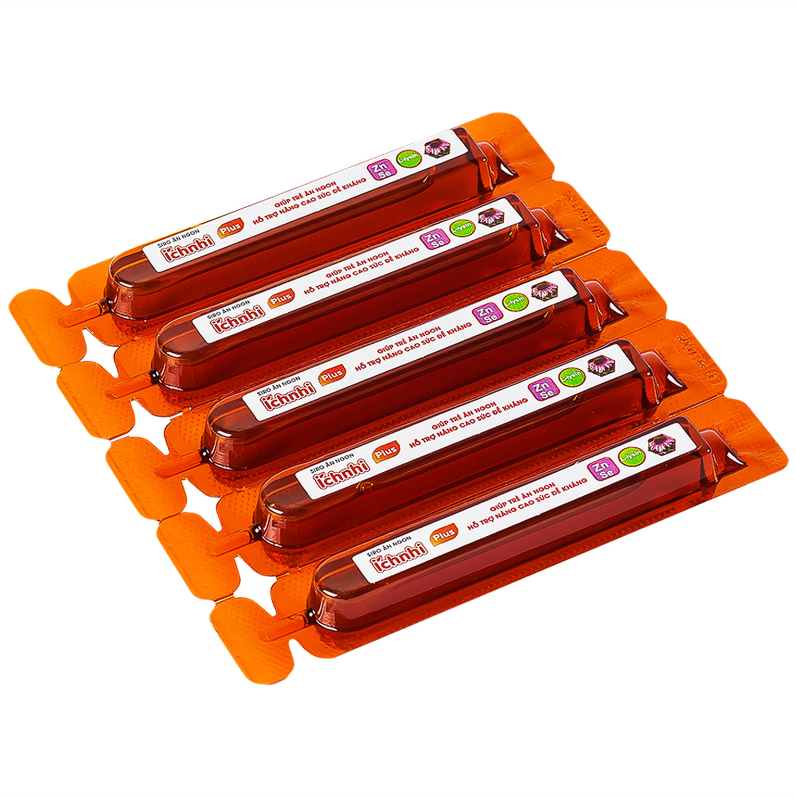 Siro giúp trẻ ăn ngon Ích Nhi Plus Nam Dược (4 vỉ x 5 ống x 10ml)