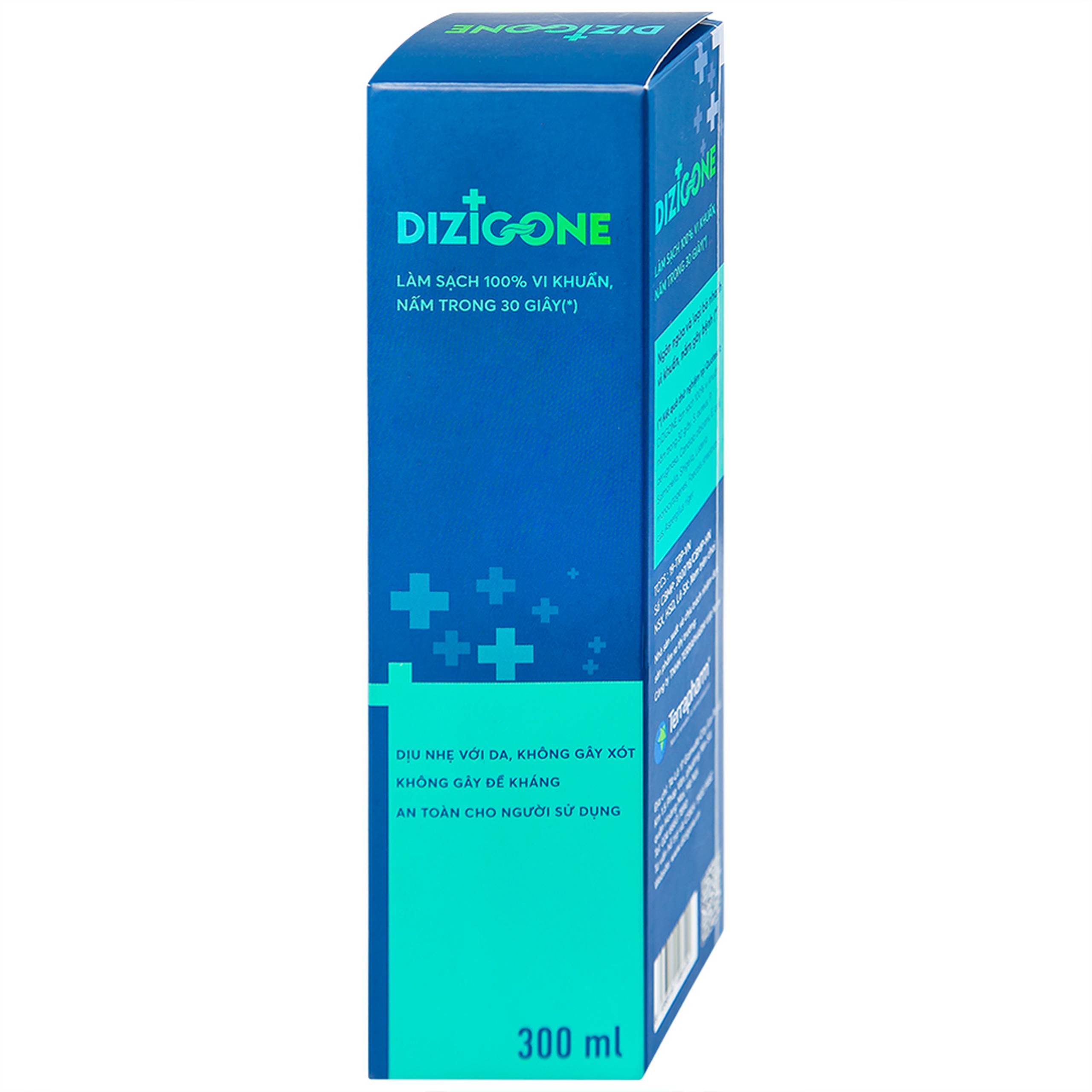 Dung dịch kháng khuẩn Dizigone Terrapharm tiêu diệt vi khuẩn, vi nấm (300ml)