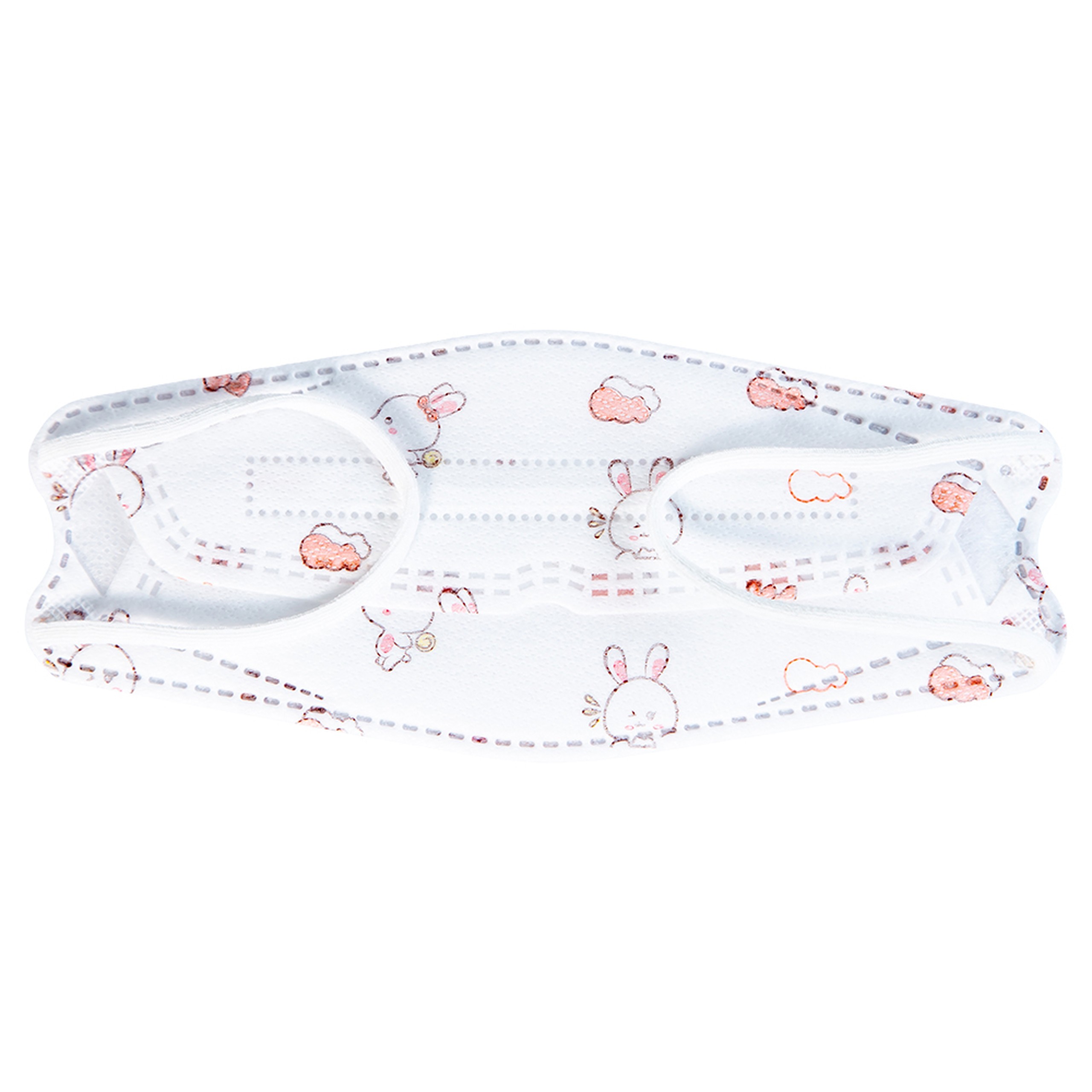 Khẩu trang trẻ em 4 lớp Niva 4D Kids (25 cái) thoáng khí, ngăn chặn vi khuẩn, giọt bắn