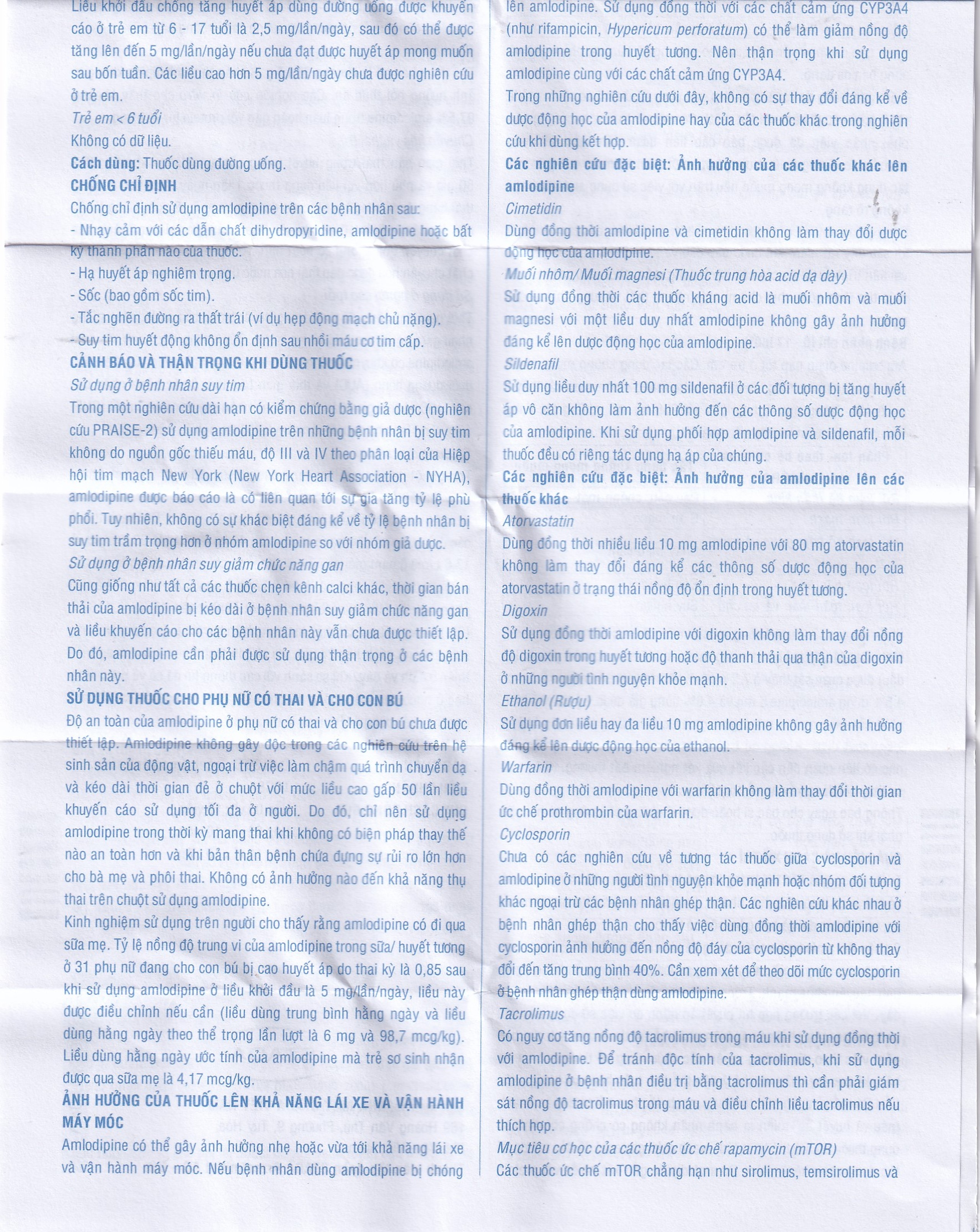 Thuốc Amlodipine Stada 5mg Cap điều trị tăng huyết áp, đau thắt ngực (3 vỉ x 10 viên)