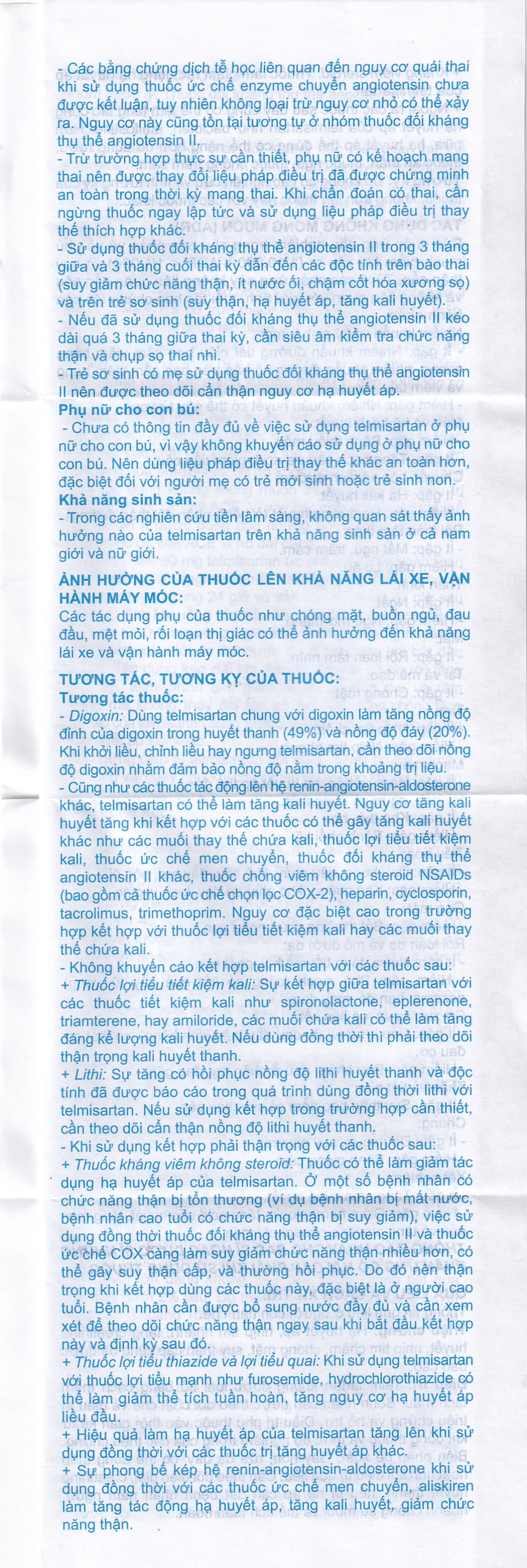 Thuốc Telmisartan 40 A.T An Thiên điều trị tăng huyết áp (3 vỉ x 10 viên)