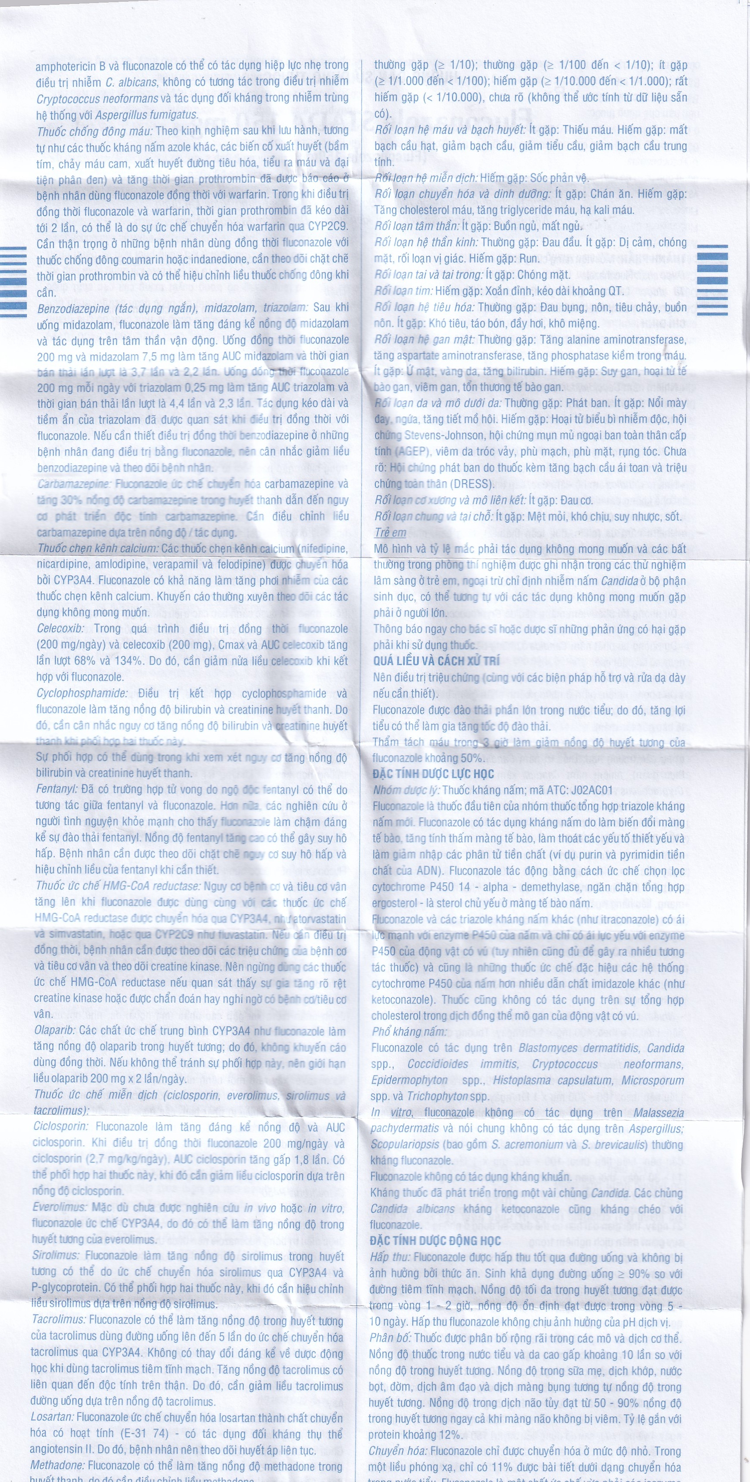 Thuốc Fluconazole Stada 150mg điều trị nhiễm nấm (1 vỉ x 1 viên)