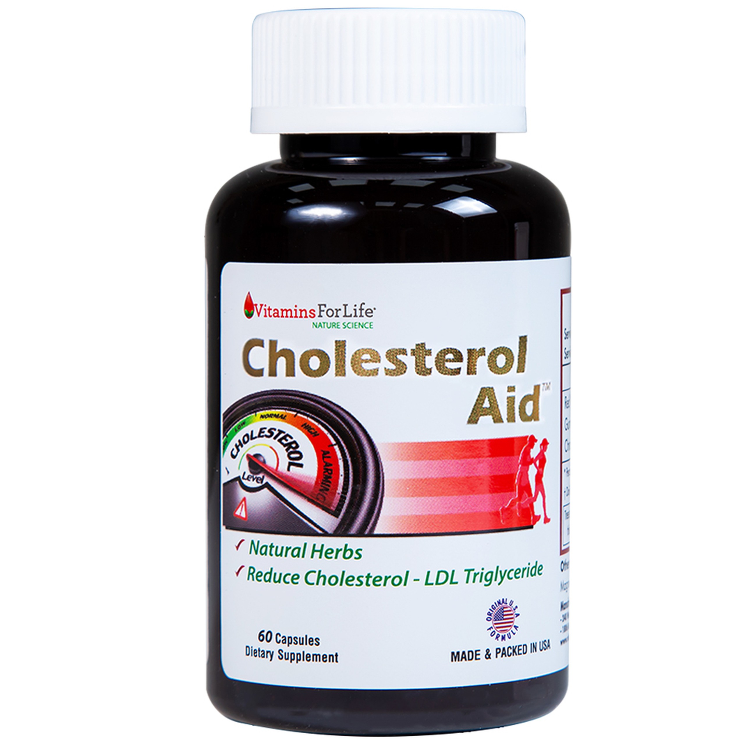 Viên uống hỗ trợ giảm cholesterol Cholesterol Aid Vitamins For Life (60 viên)