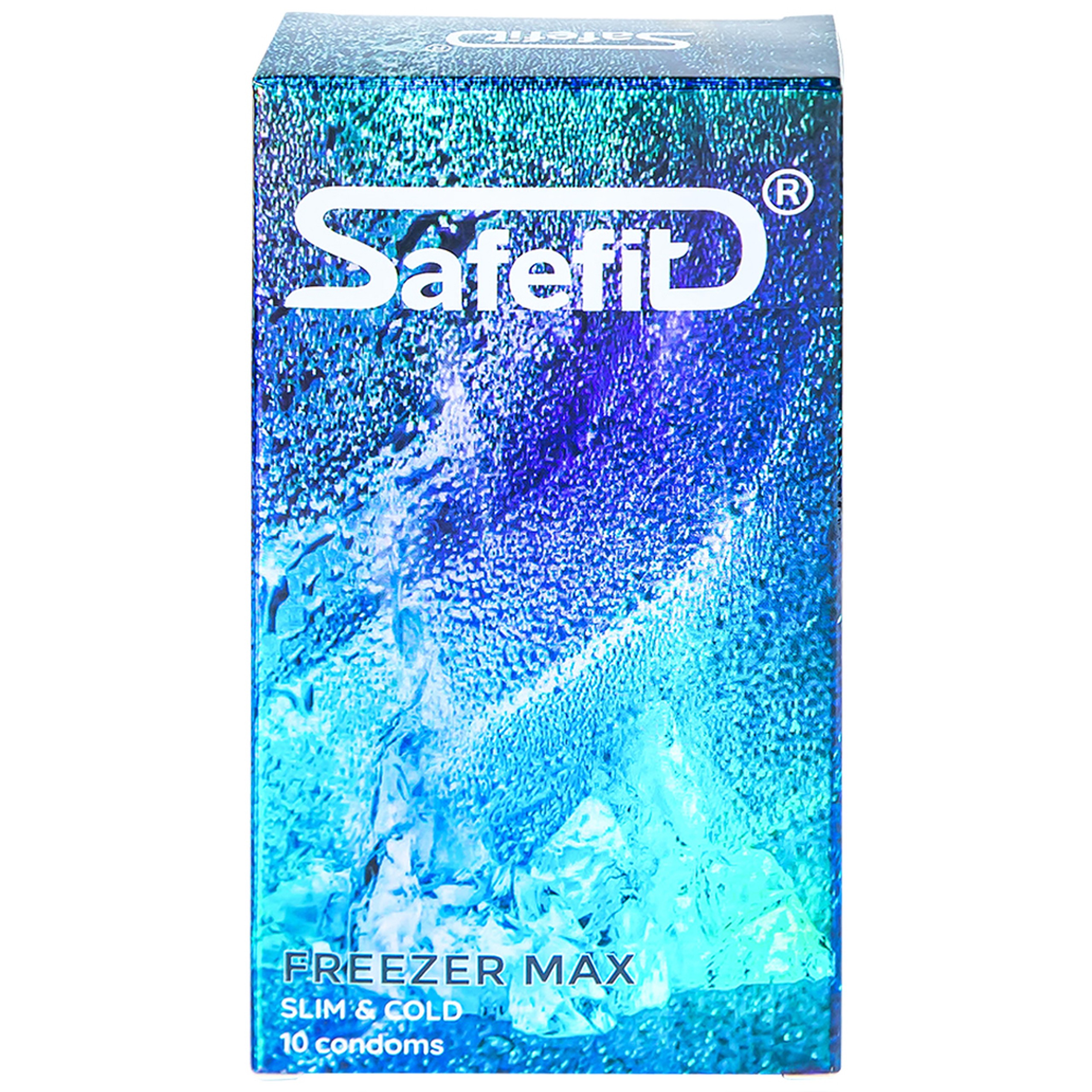 Bao cao su Safefit Freezer Max S52 chứa nhiều gel làm mát, kéo dài thời gian (10 cái)
