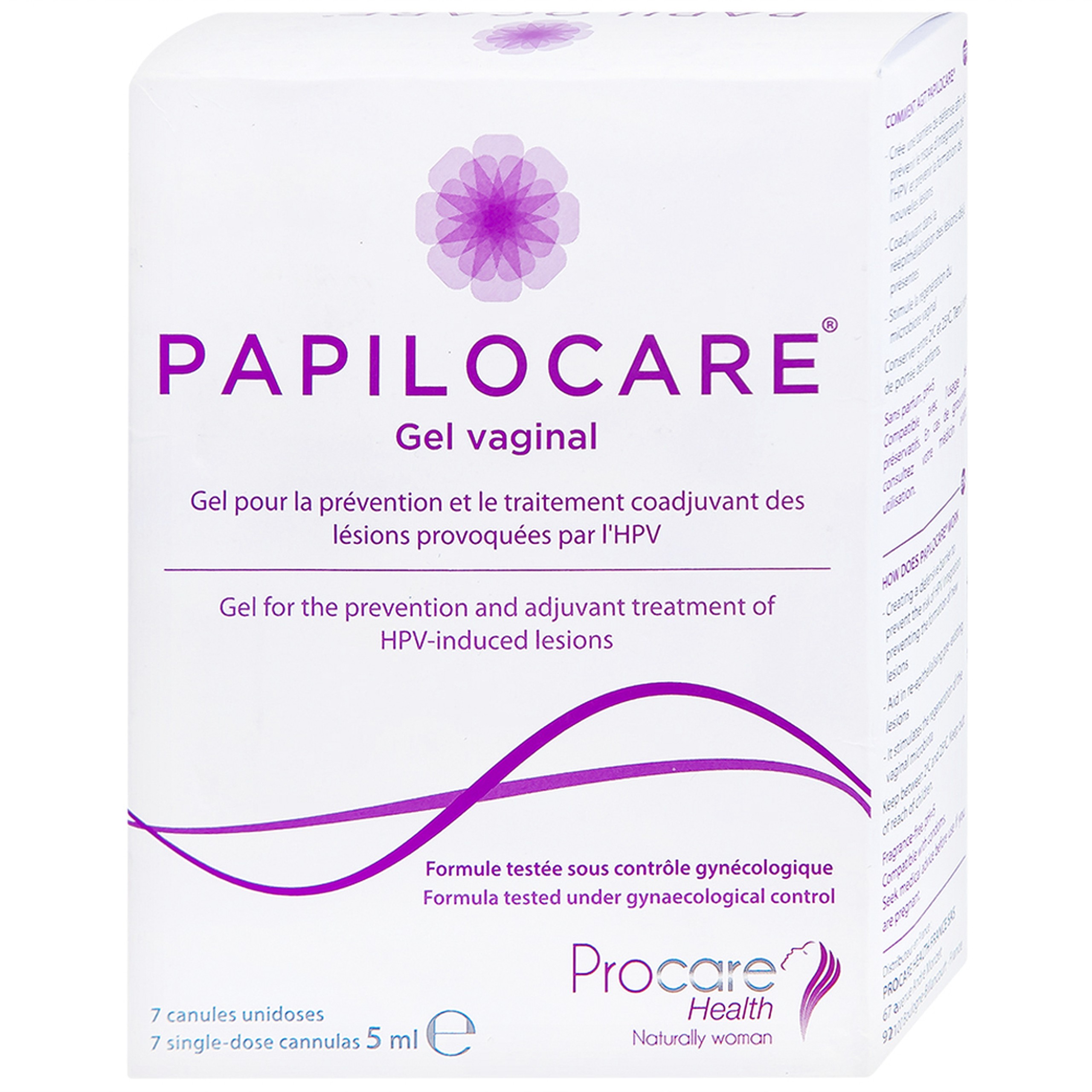 Gel phụ khoa Papilocare Procare Health (7 tuýp) phòng ngừa và hỗ trợ điều trị tổn thương do HPV