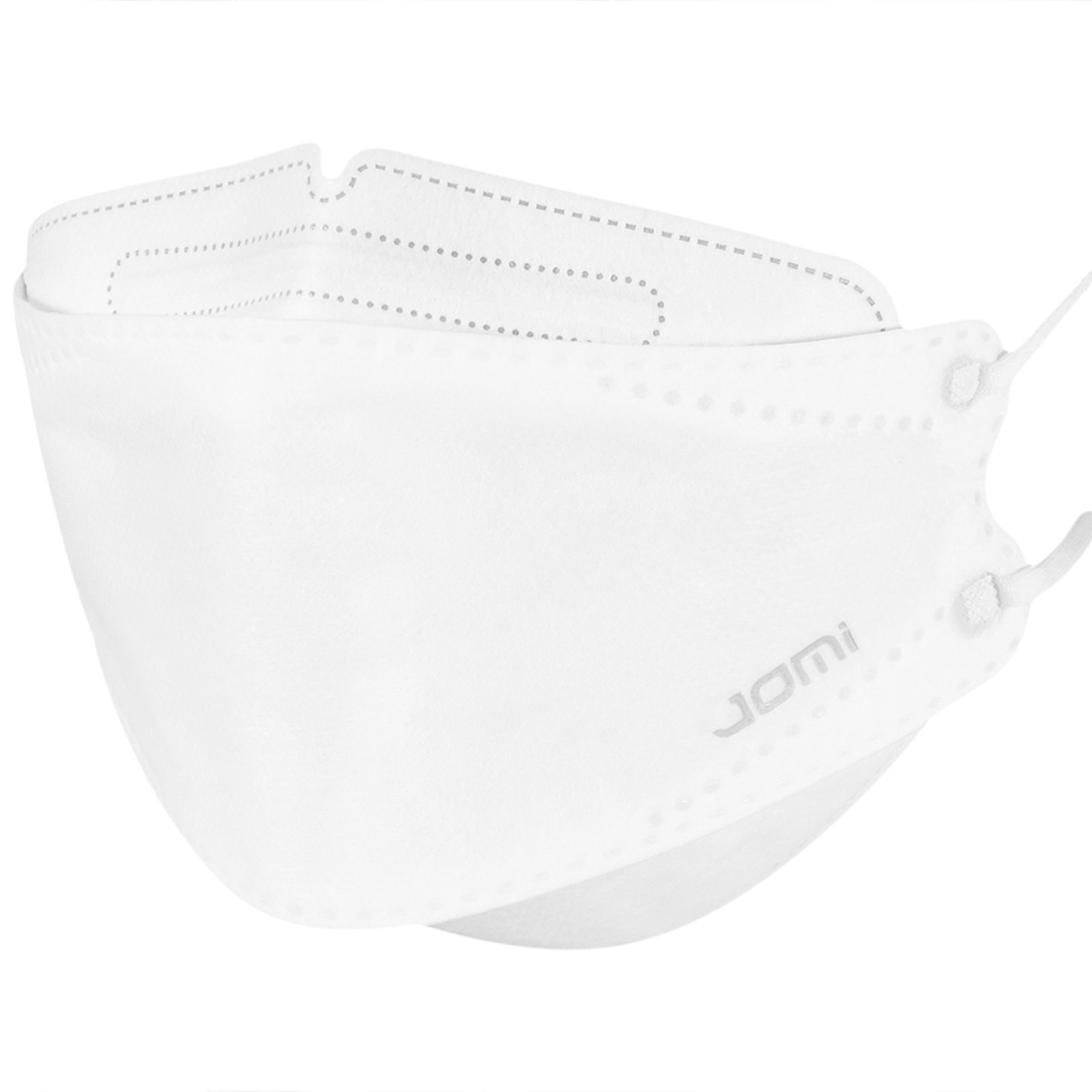 Khẩu trang 5 lớp Jomi 4D N95 màu trắng (5 cái) ngăn bụi mịn PM 2.5, ngăn ngừa 99% vi khuẩn