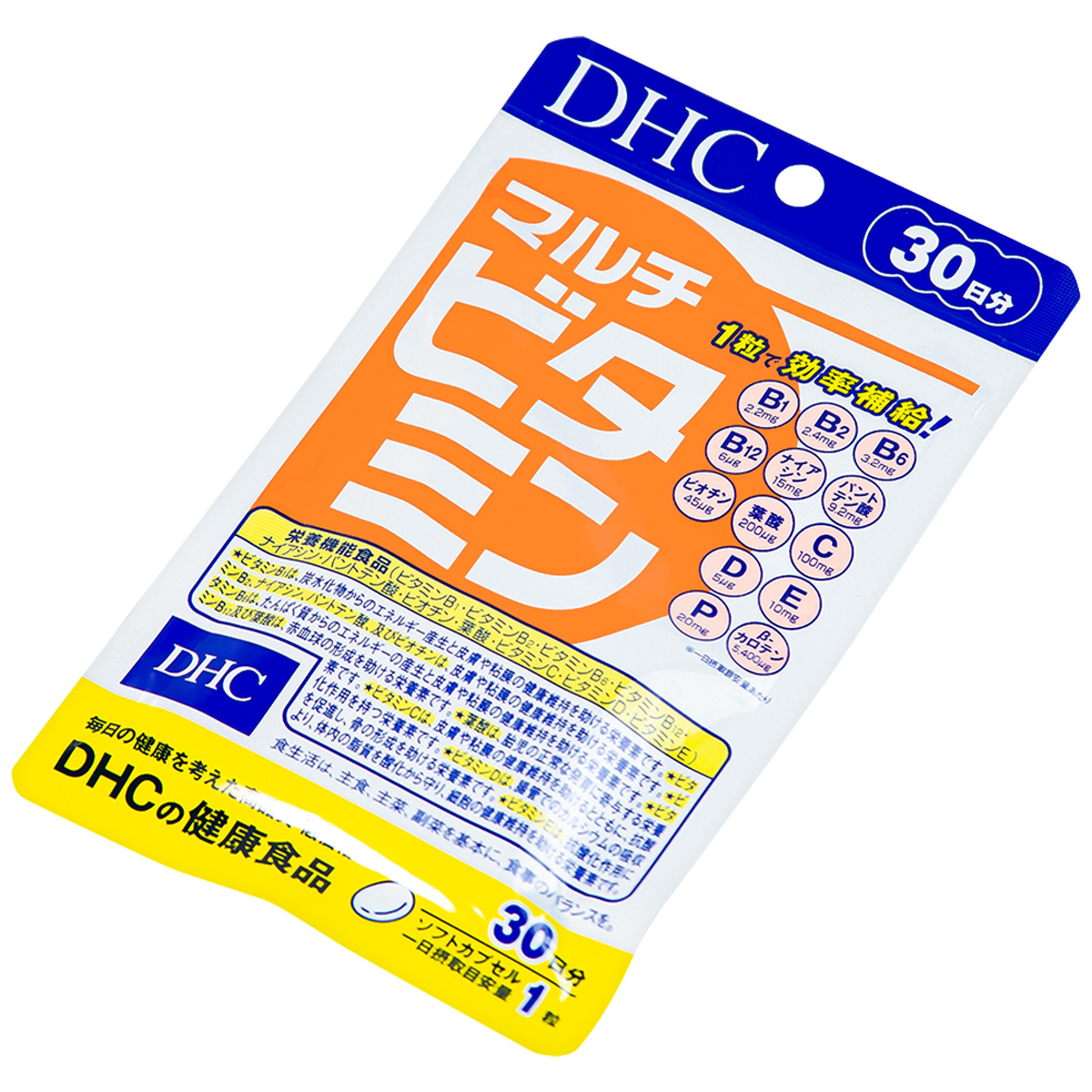 Viên hỗ trợ bồi bổ sức khỏe Multi Vitamins (New) DHC (30 viên)