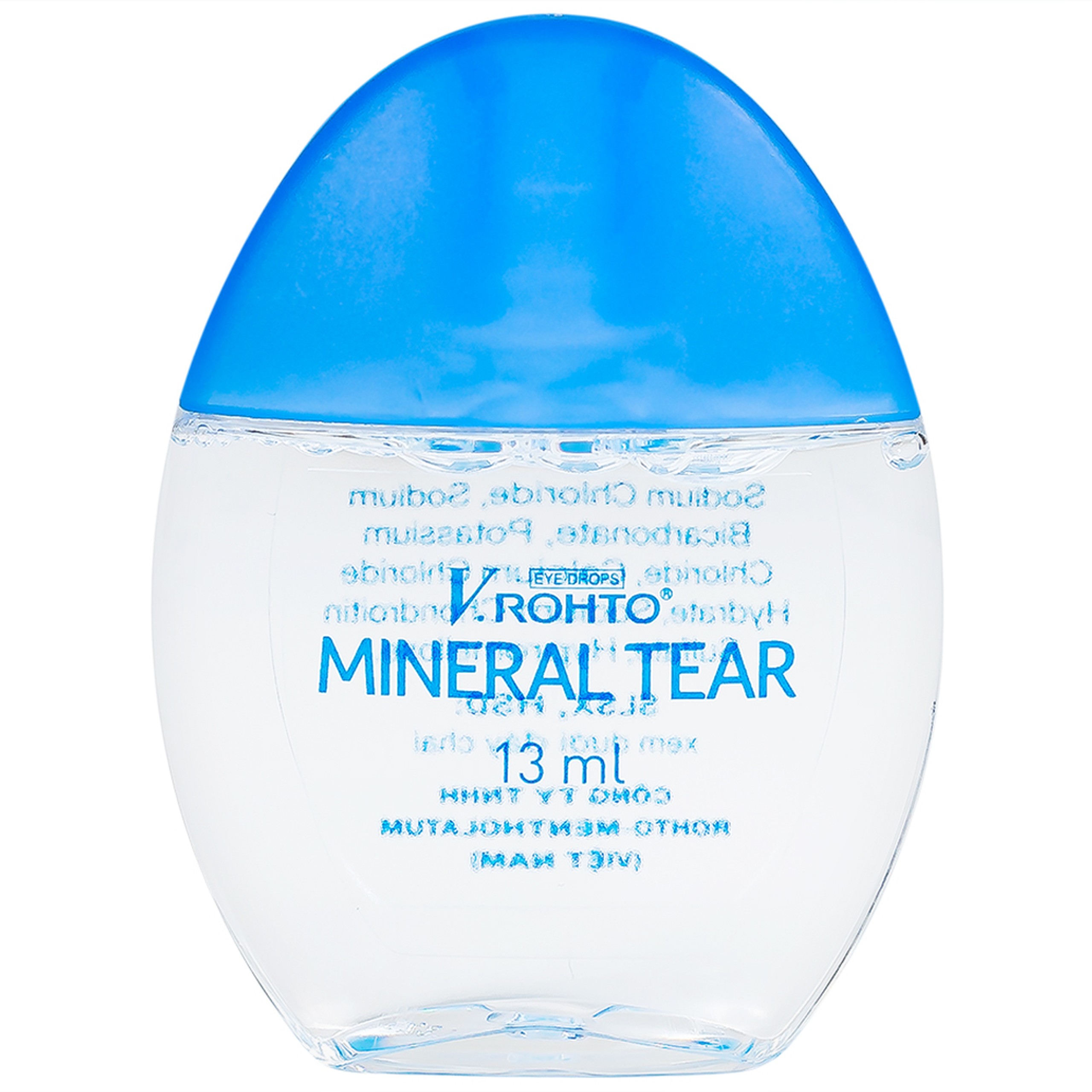 Nhỏ mắt V.Rohto Mineral Tear 13ml hỗ trợ dưỡng ẩm, bổ sung khoáng chất