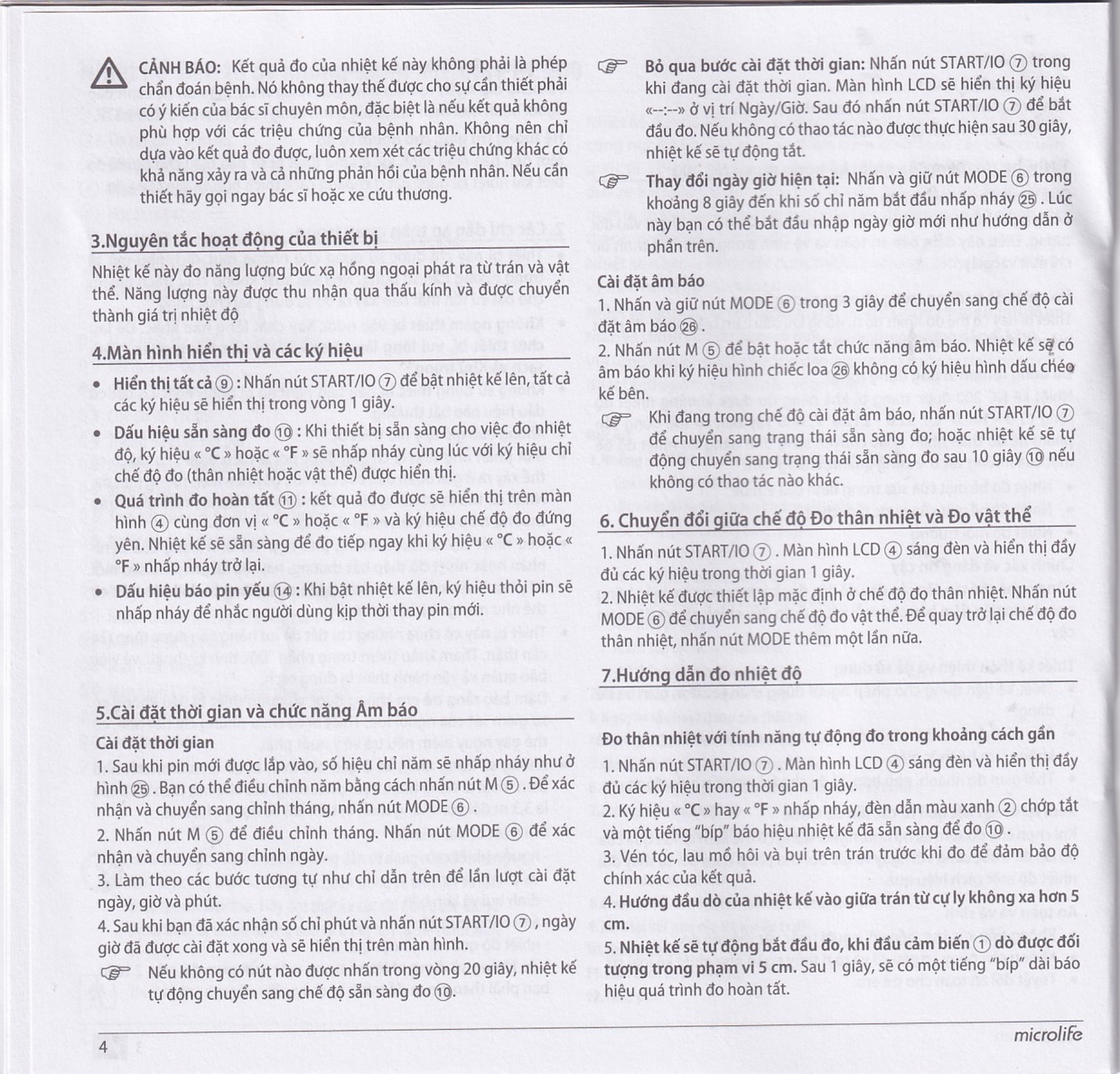 Nhiệt kế hồng ngoại đo trán Microlife NC200