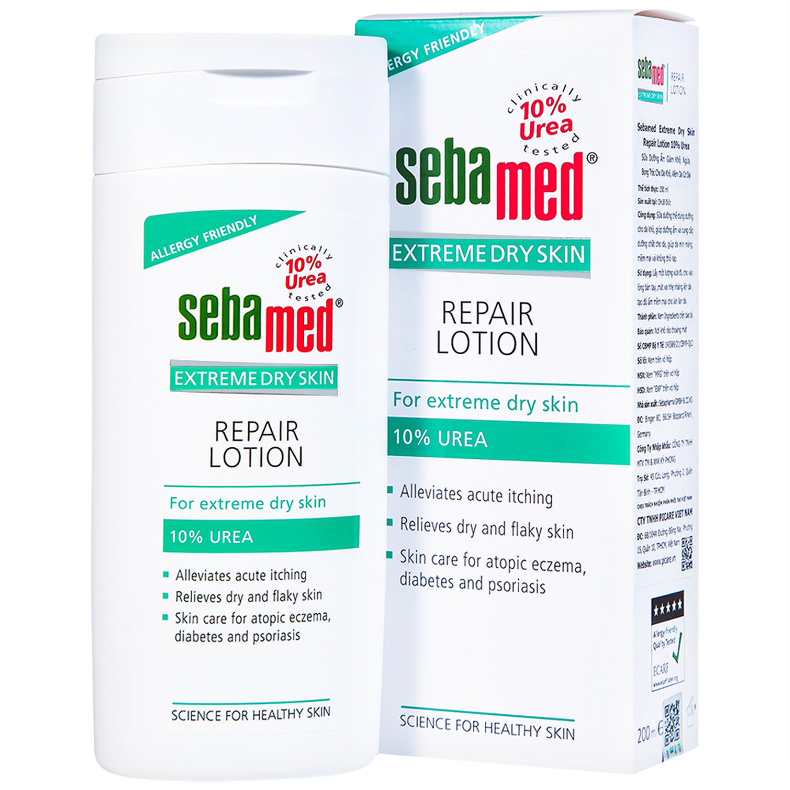Sữa dưỡng ẩm Sebamed Extreme Dry Skin Repair Lotion 10% Urea cho da khô, viêm da cơ địa (200ml)