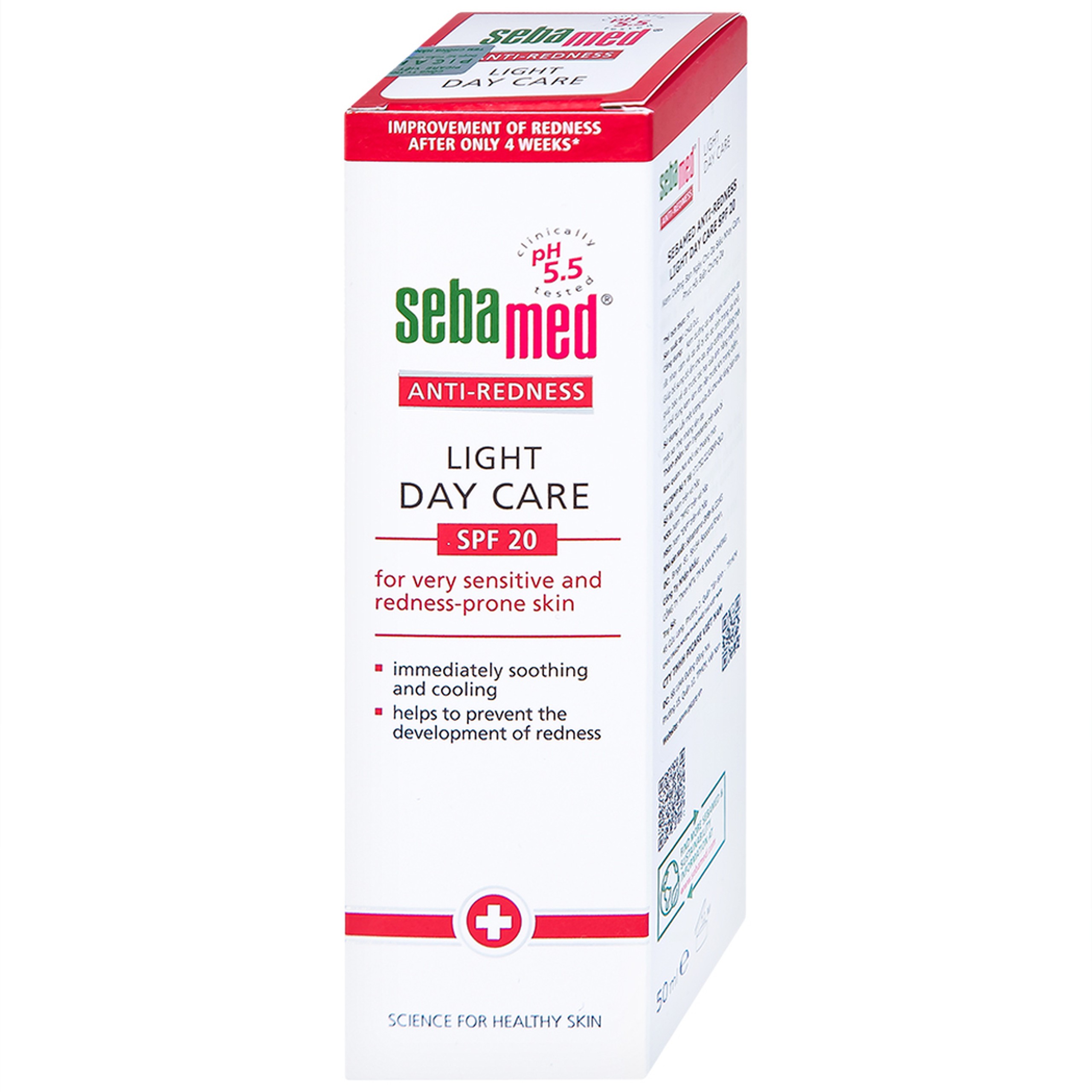 Kem dưỡng ban ngày Sebamed Anti-Redness Light Day Care dành cho da rất nhạy cảm và dễ bị đỏ (50ml)