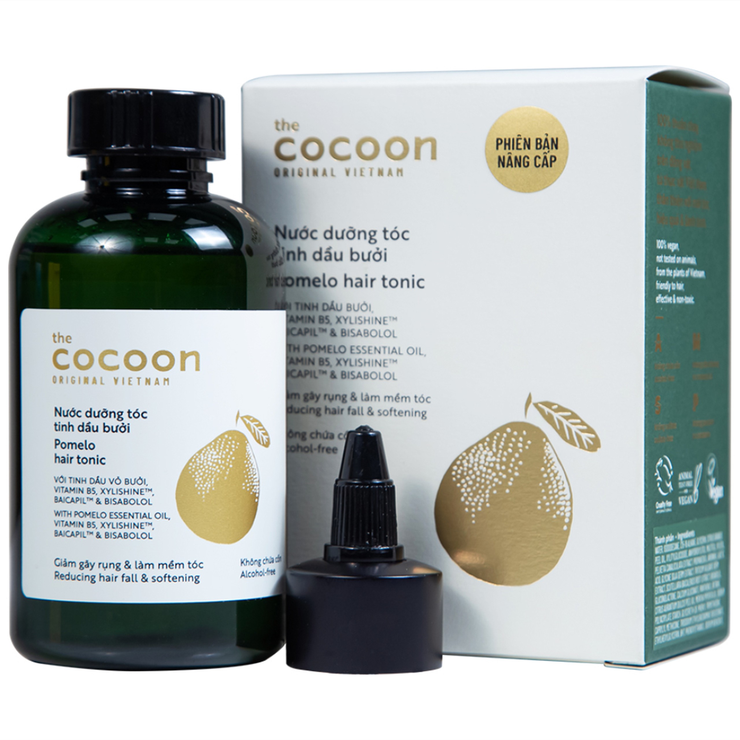 Tinh dầu bưởi Cocoon phiên bản nâng cấp dưỡng tóc, ngăn ngừa rụng tóc (140ml)