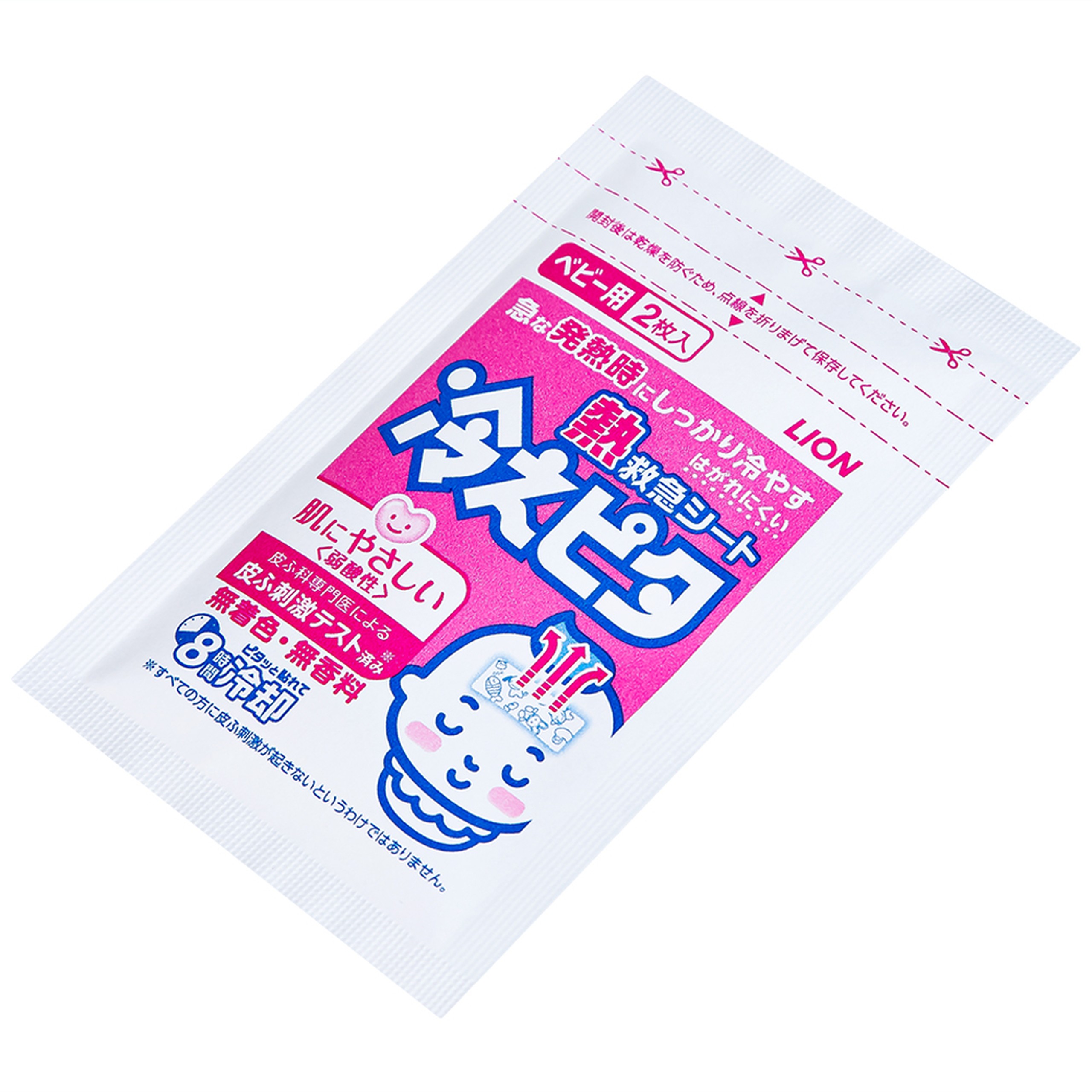 Miếng dán hạ sốt Lion Hiepita for baby (6 gói x 2 miếng) dùng cho trẻ từ 0-2 tuổi