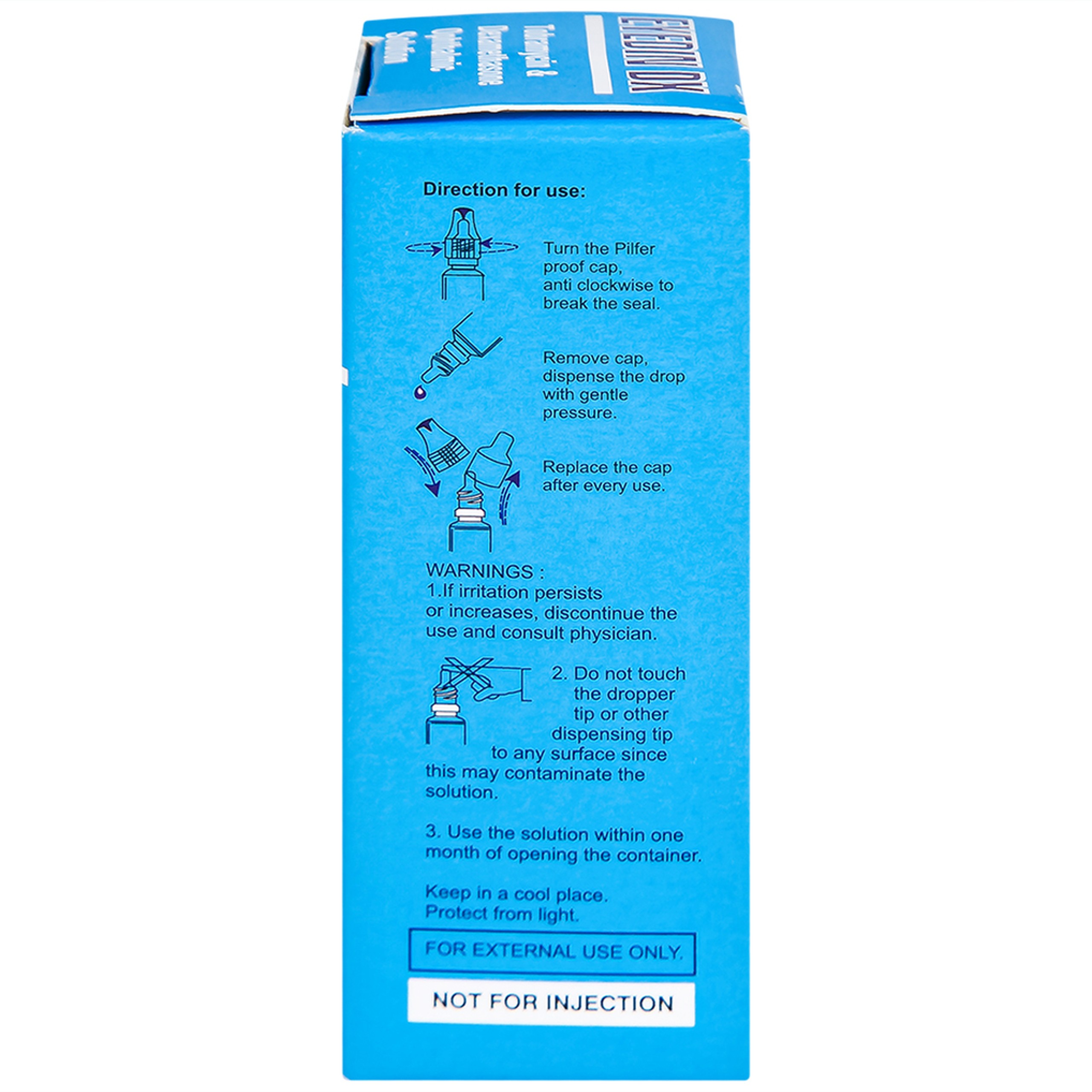 Thuốc nhỏ mắt Eyedin DX Makcur điều trị nhiểm khuẩn mắt (5ml)